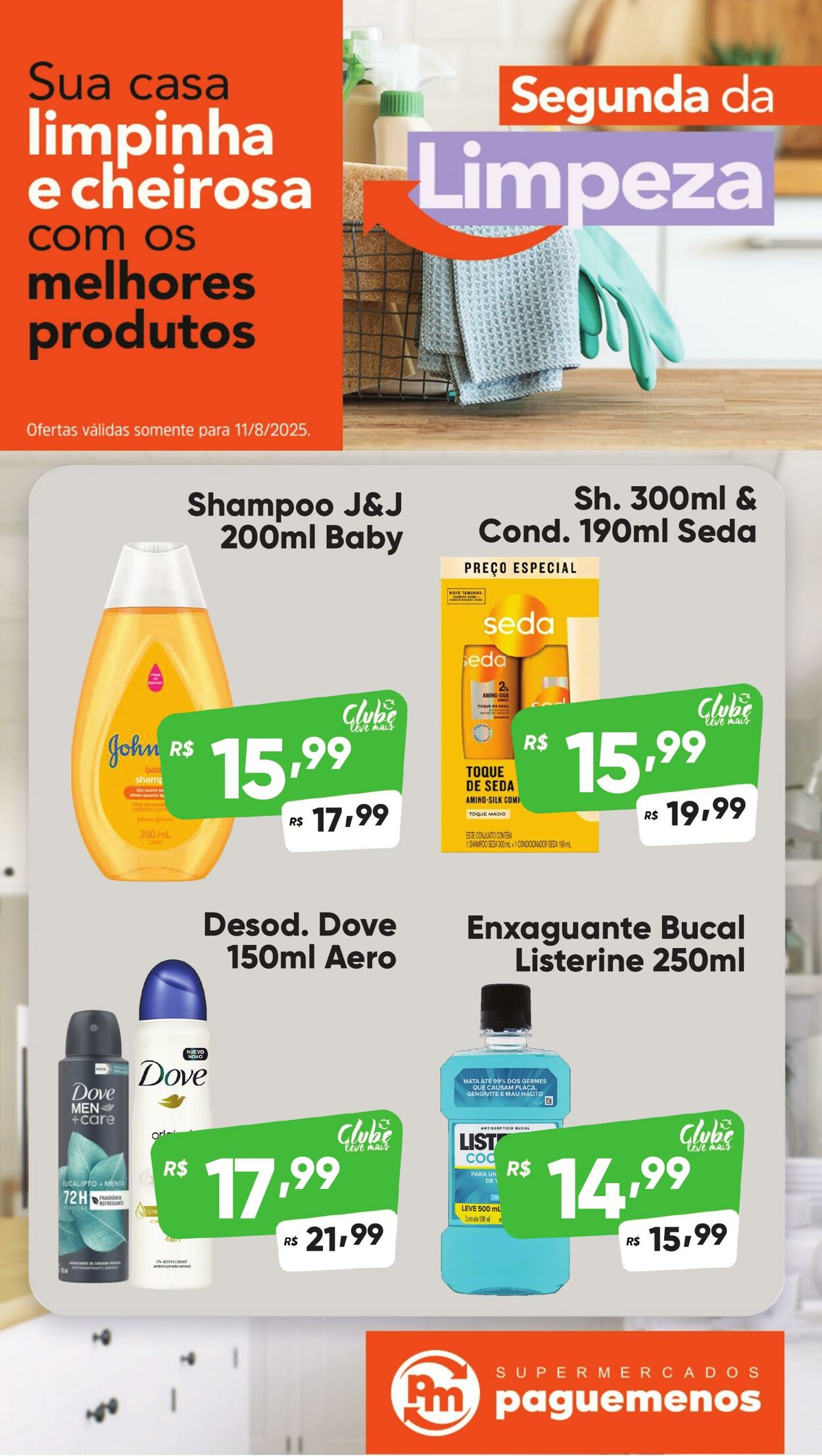 Folheto Super Pague Menos 11.08.2025 - 25.08.2025