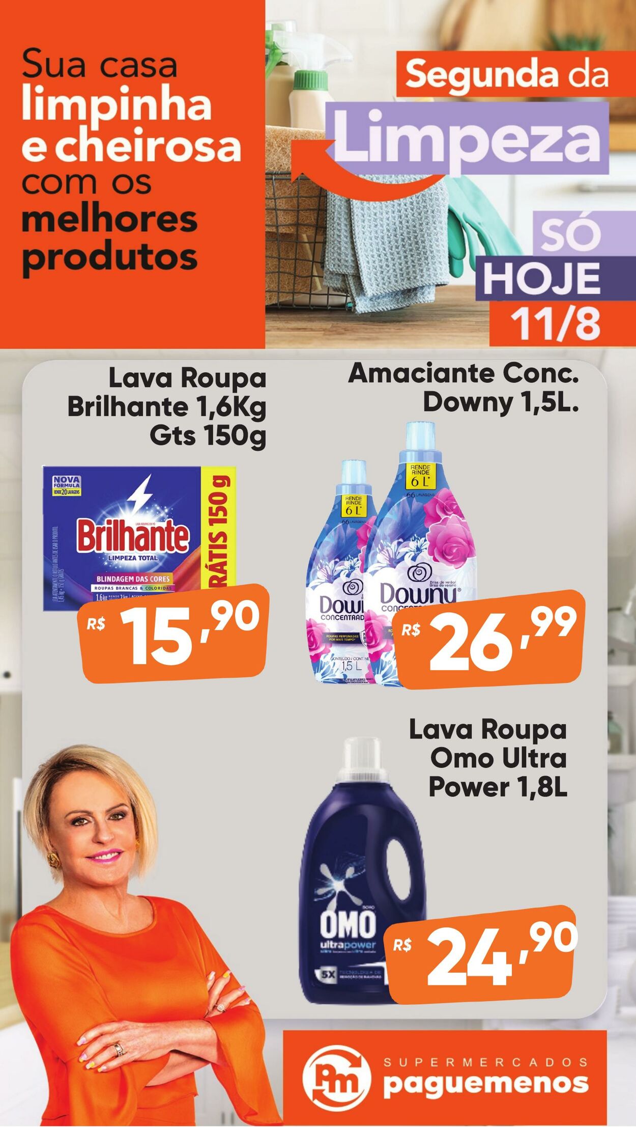 Folheto Super Pague Menos 11.08.2025 - 25.08.2025