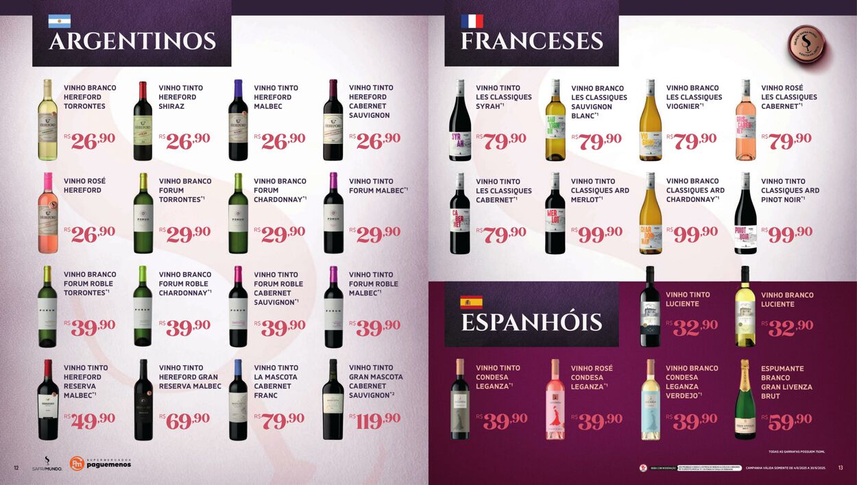 Folheto Super Pague Menos 04.06.2025 - 19.06.2025