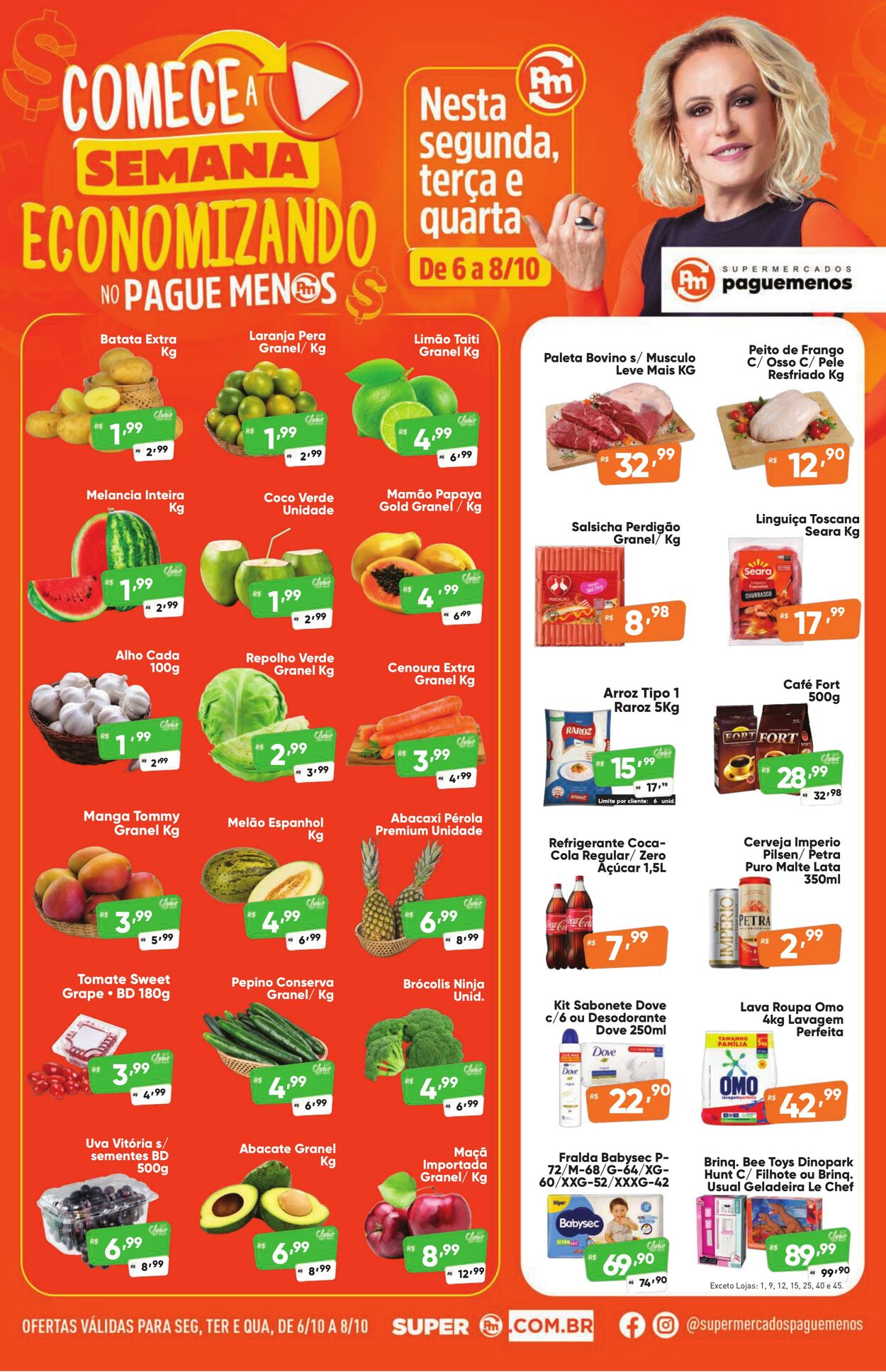 Folheto Super Pague Menos 06.10.2025 - 20.10.2025