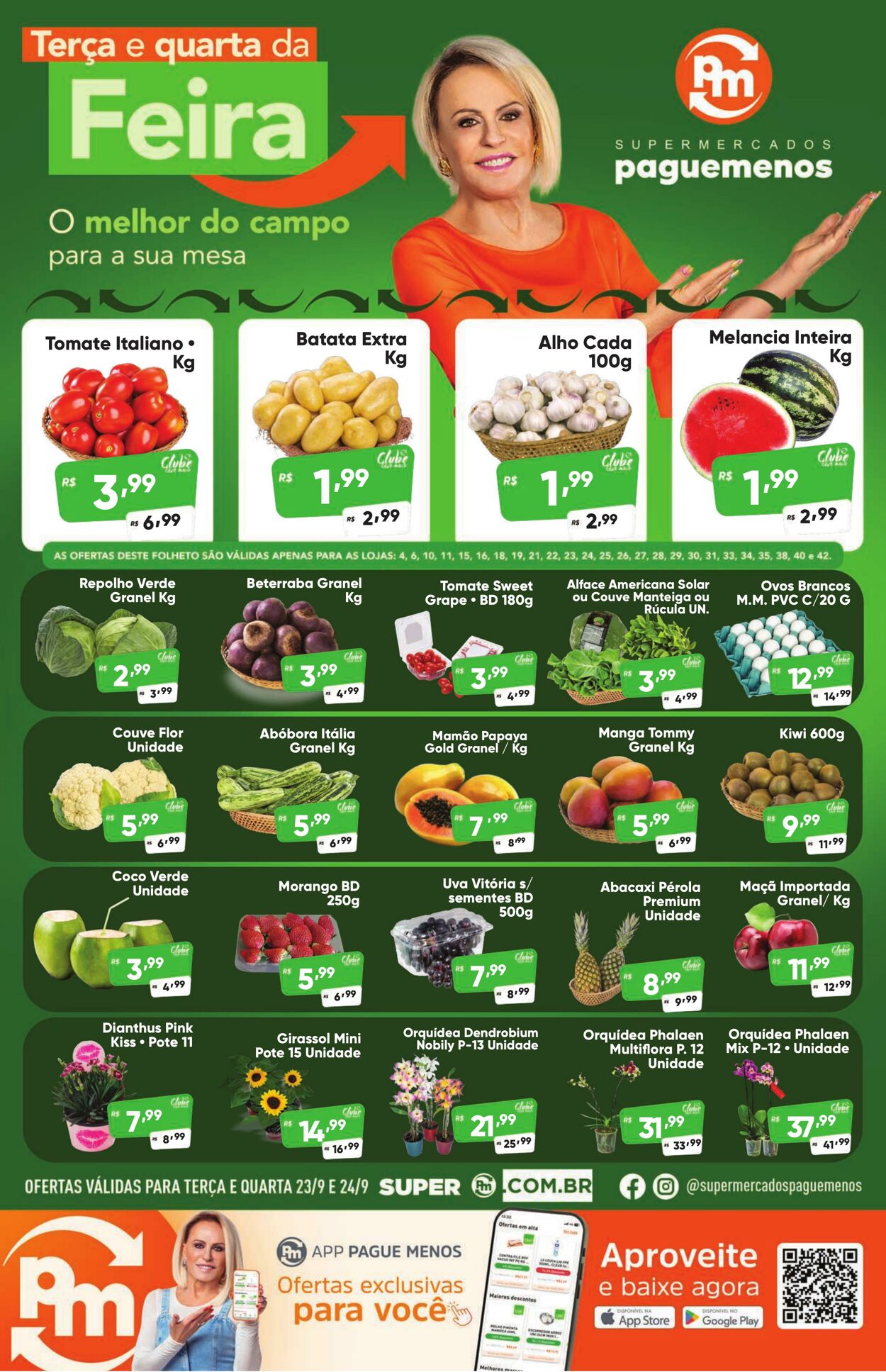 Folheto Super Pague Menos 23.09.2025 - 08.10.2025