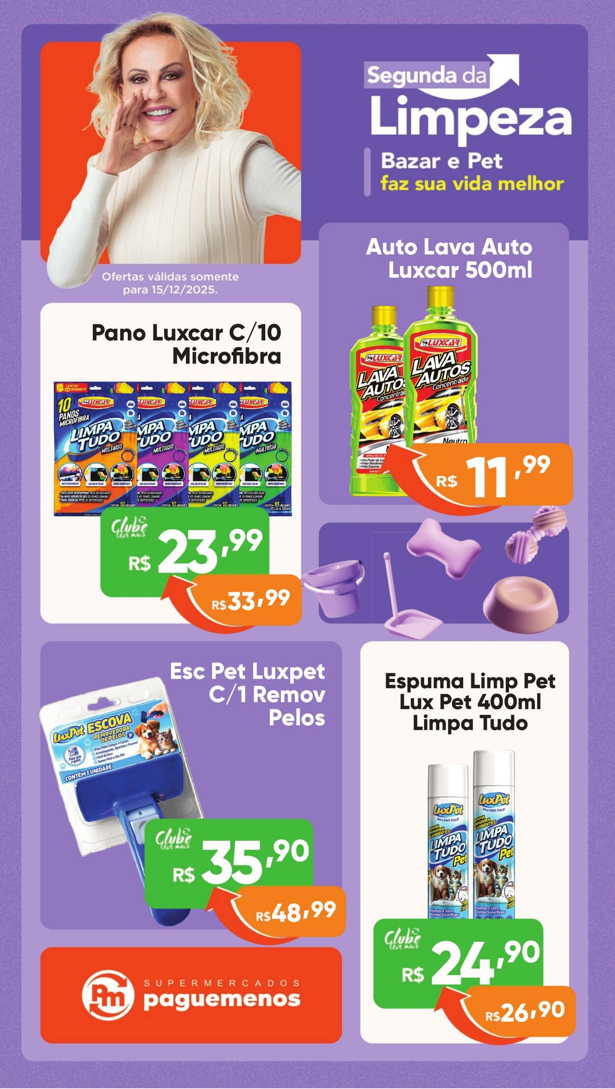 Folheto Super Pague Menos 15.12.2025 - 29.12.2025