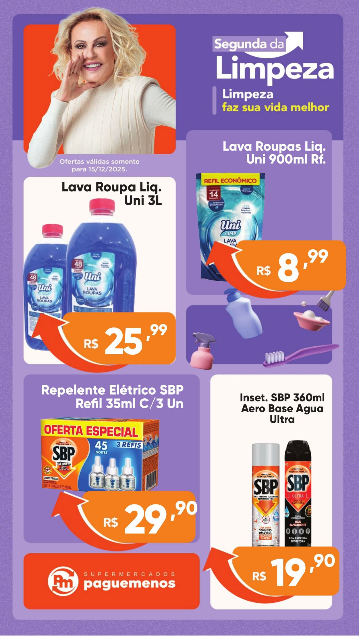 Folheto Super Pague Menos 15.12.2025 - 29.12.2025