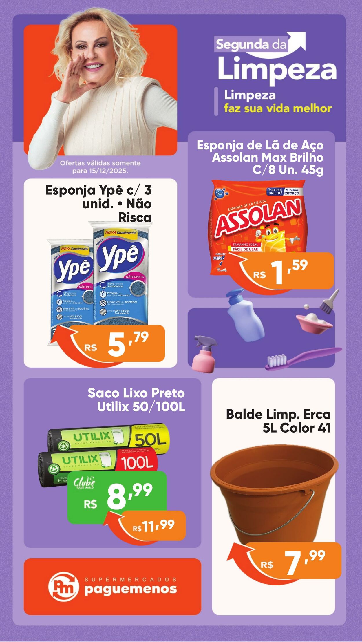 Folheto Super Pague Menos 15.12.2025 - 29.12.2025