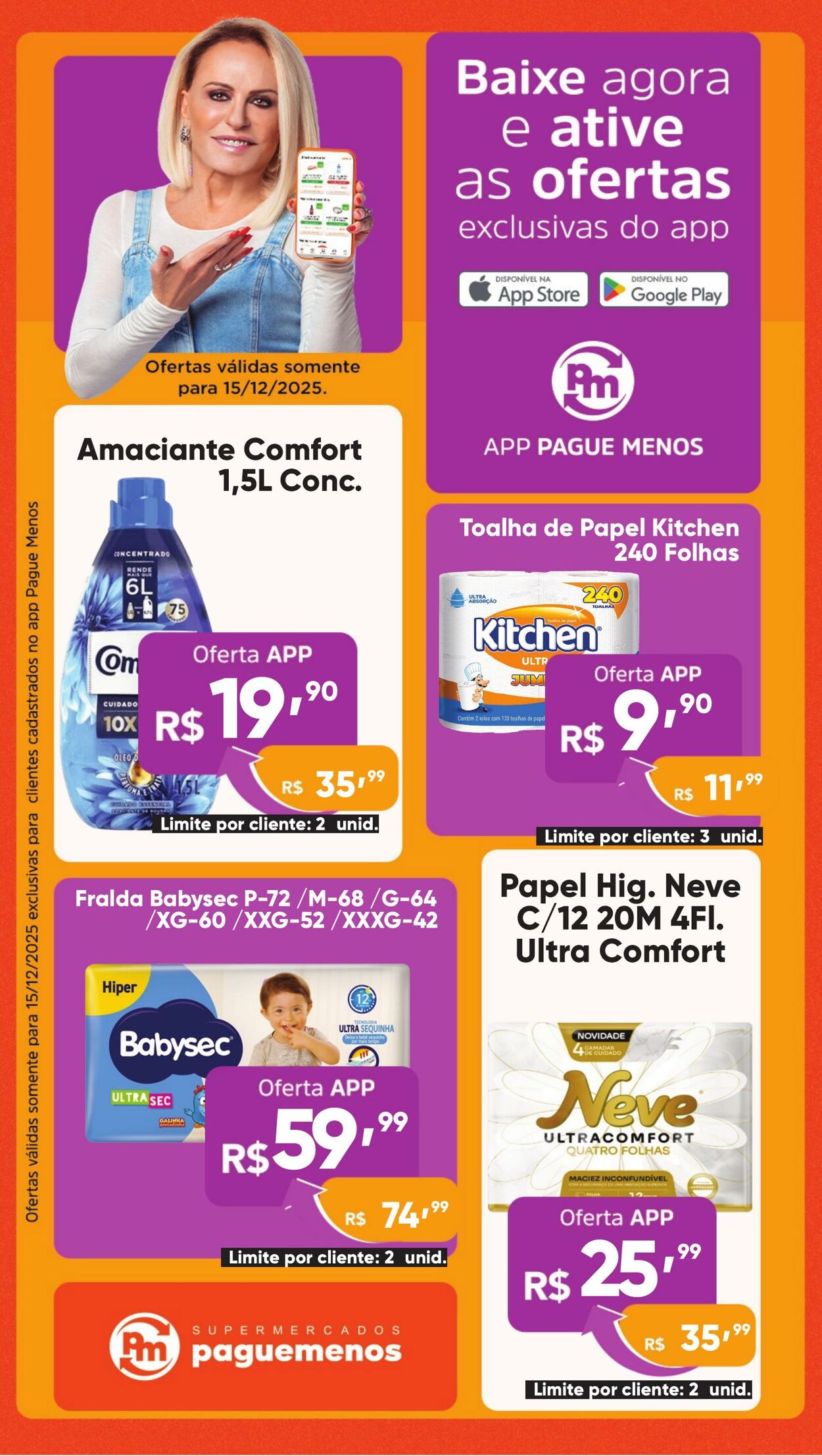 Folheto Super Pague Menos 15.12.2025 - 29.12.2025