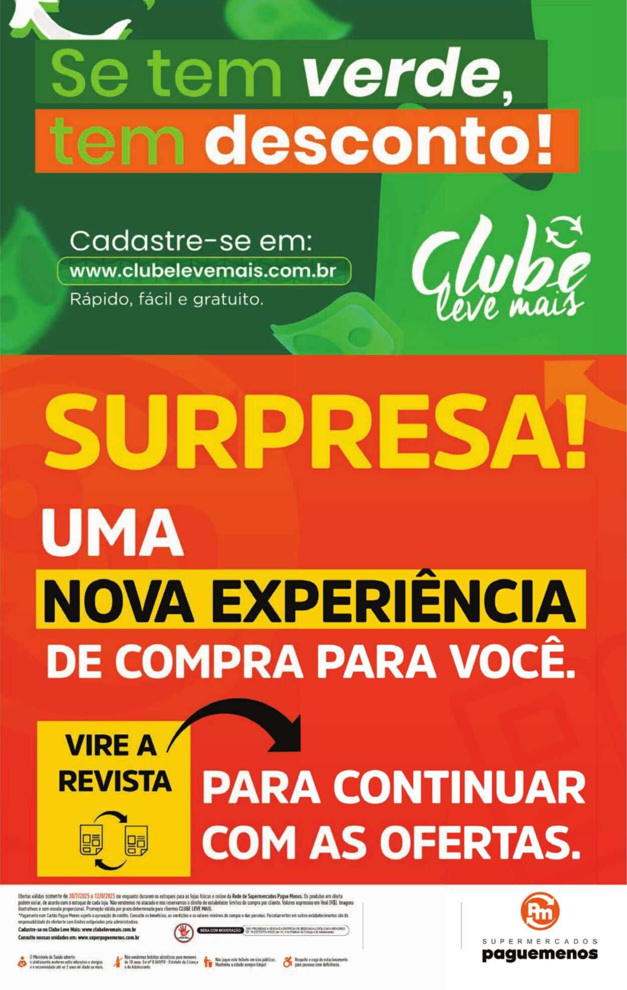 Folheto Super Pague Menos 05.08.2025 - 20.08.2025