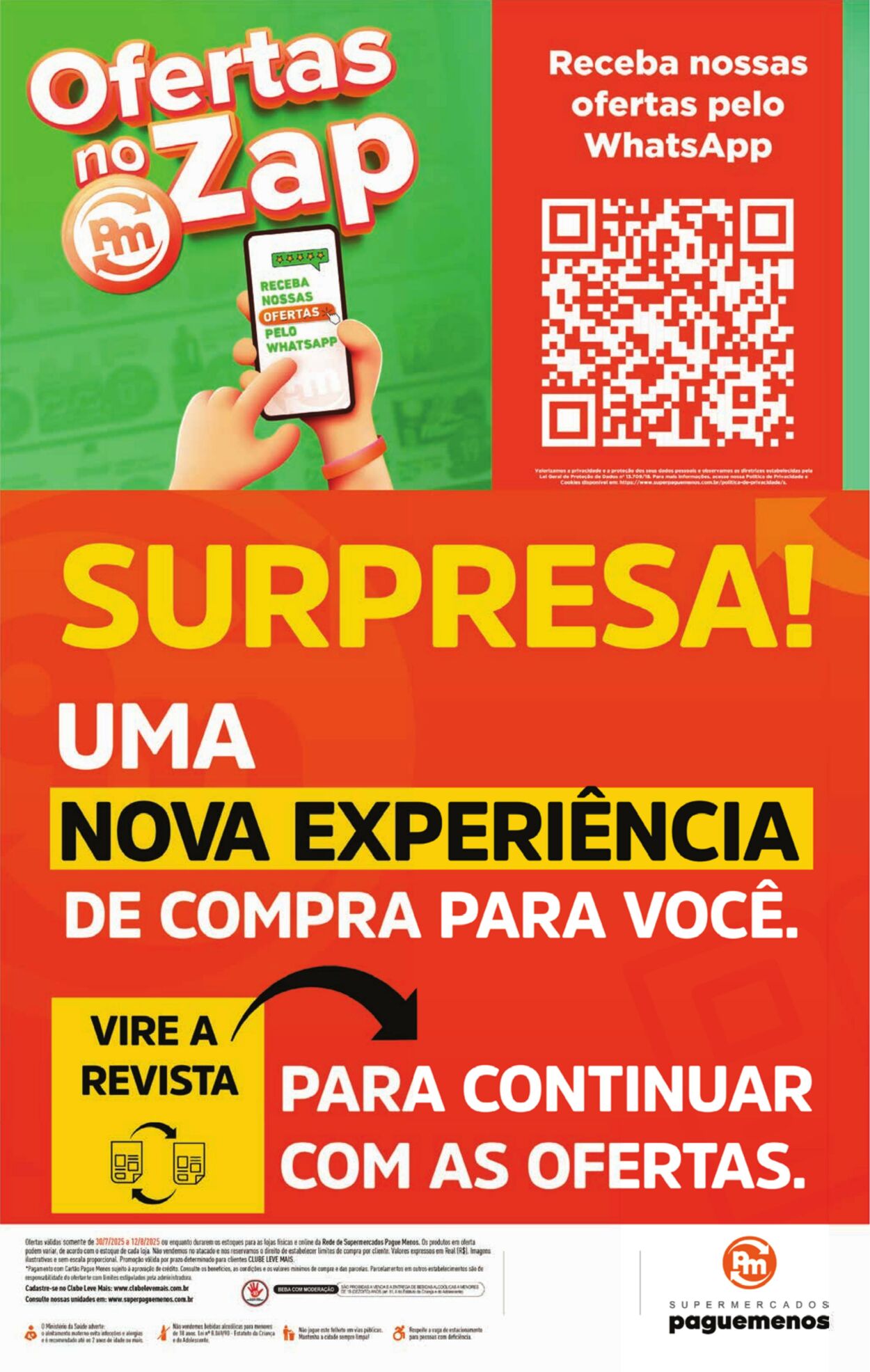 Folheto Super Pague Menos 05.08.2025 - 20.08.2025