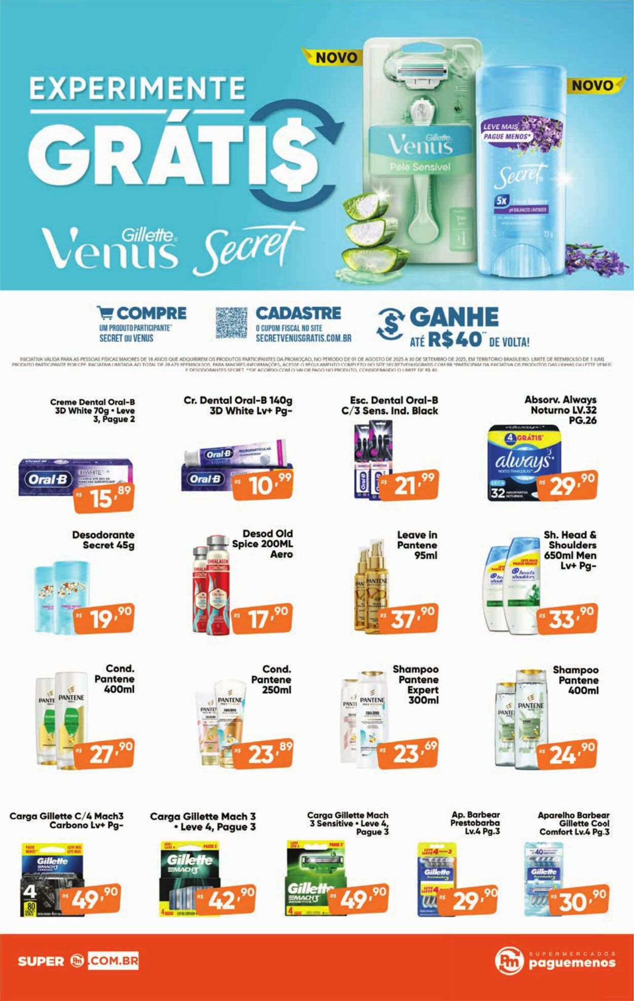 Folheto Super Pague Menos 05.08.2025 - 20.08.2025