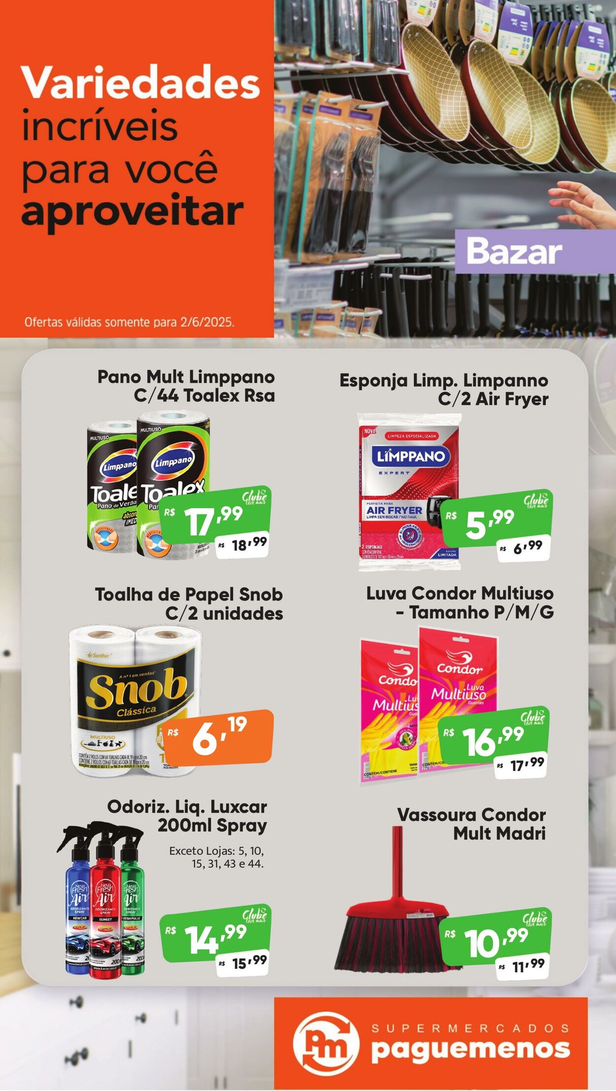 Folheto Super Pague Menos 02.06.2025 - 16.06.2025
