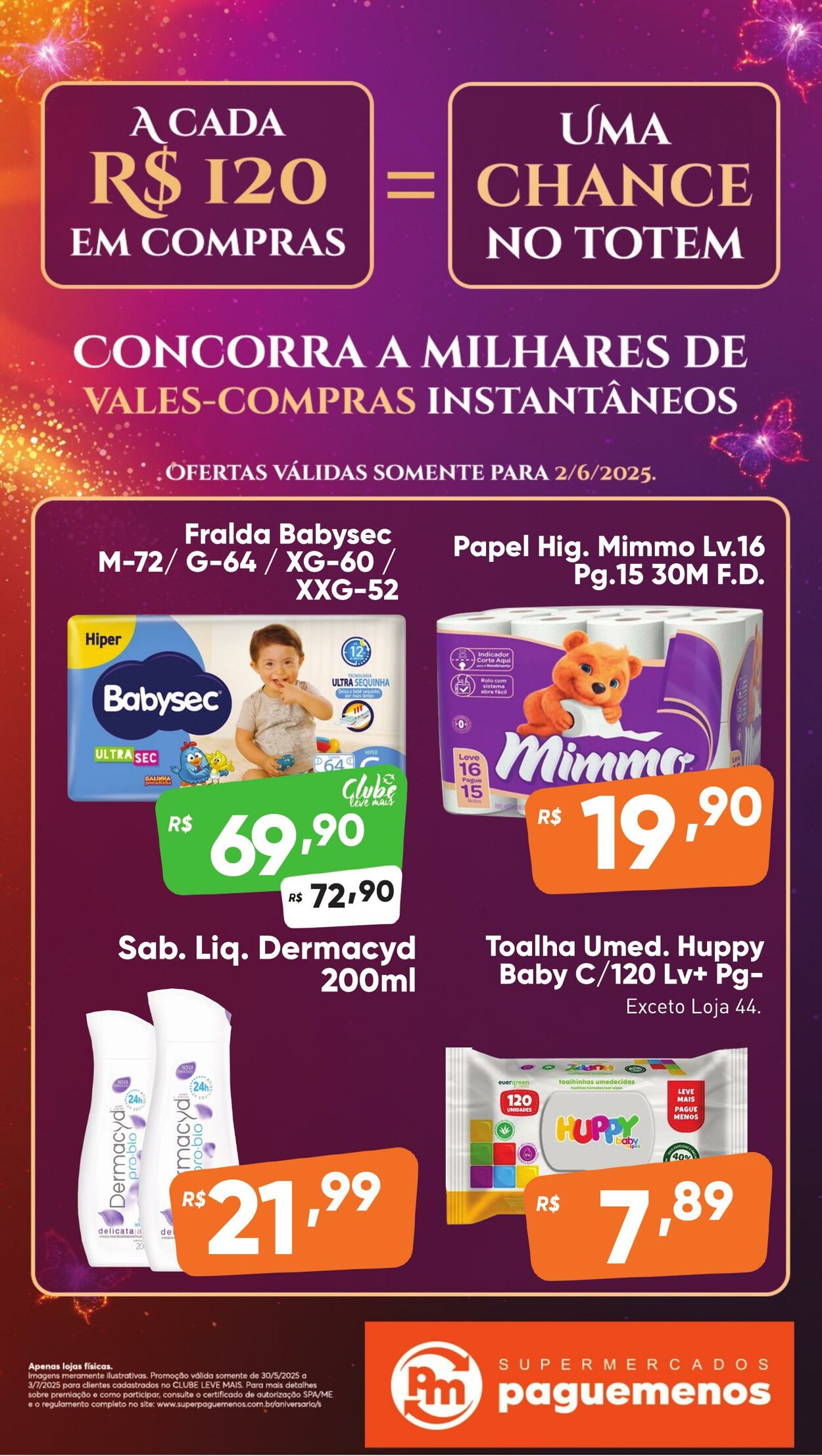 Folheto Super Pague Menos 02.06.2025 - 16.06.2025