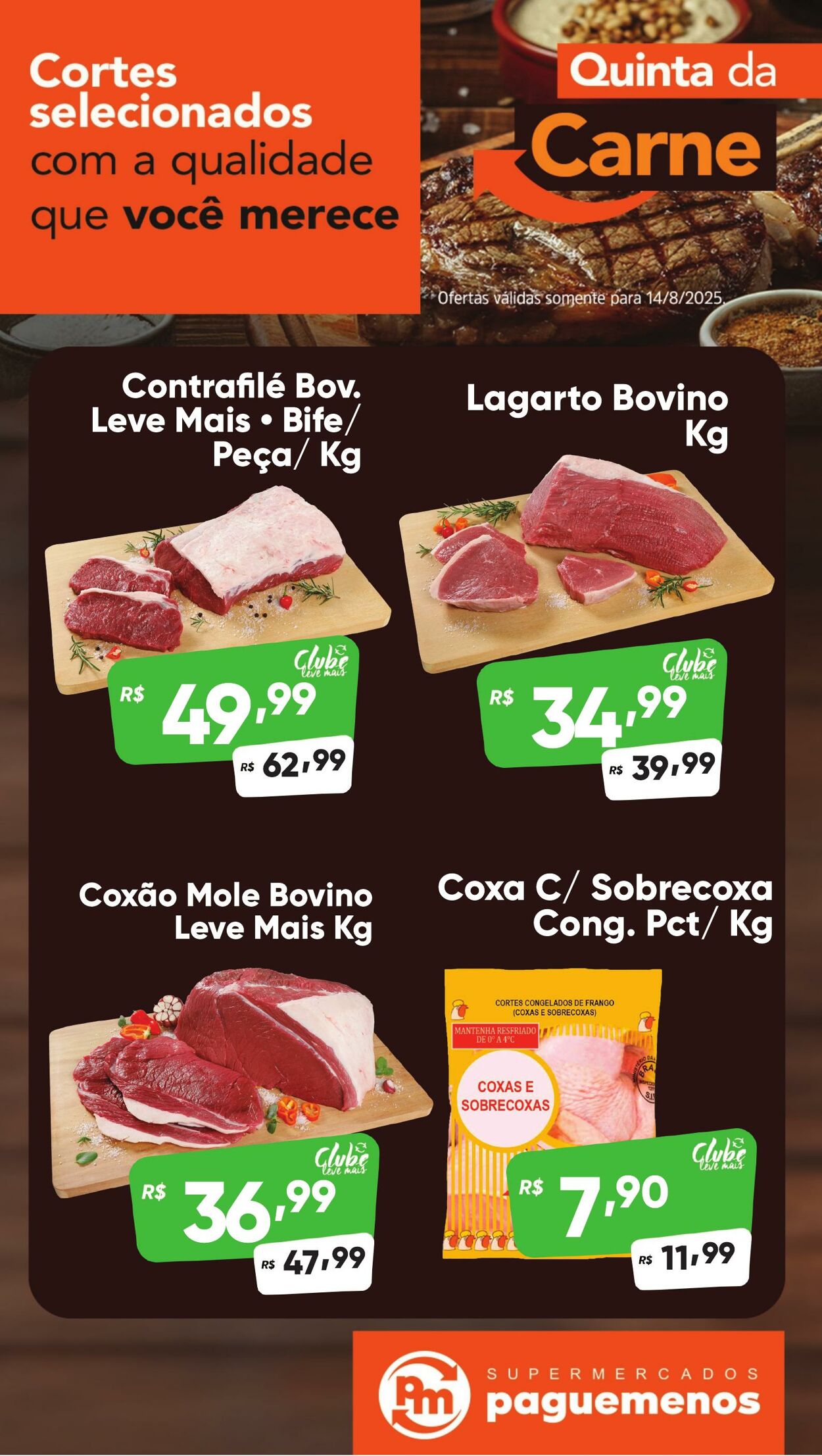 Folheto Super Pague Menos 14.08.2025 - 28.08.2025