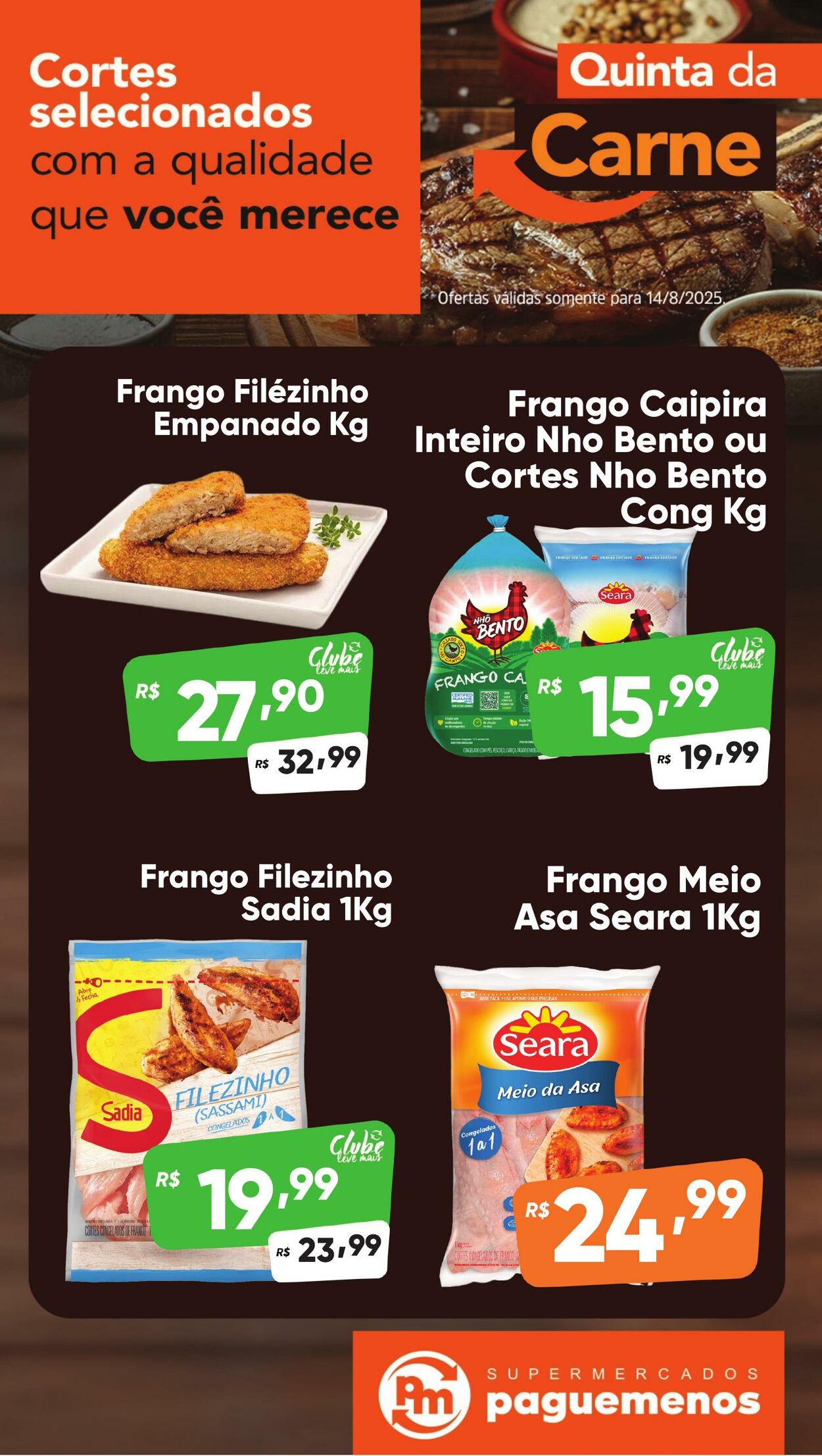 Folheto Super Pague Menos 14.08.2025 - 28.08.2025