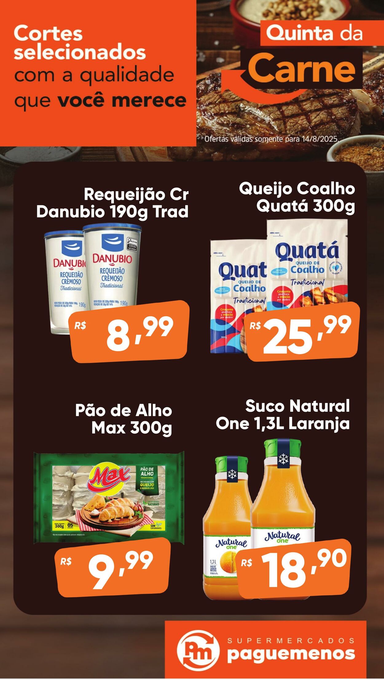 Folheto Super Pague Menos 14.08.2025 - 28.08.2025