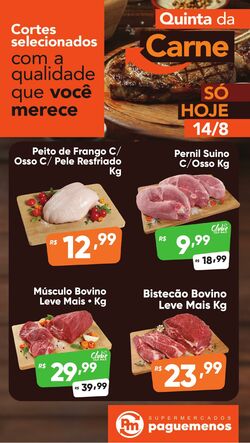 Folheto Super Pague Menos 14.08.2025 - 28.08.2025