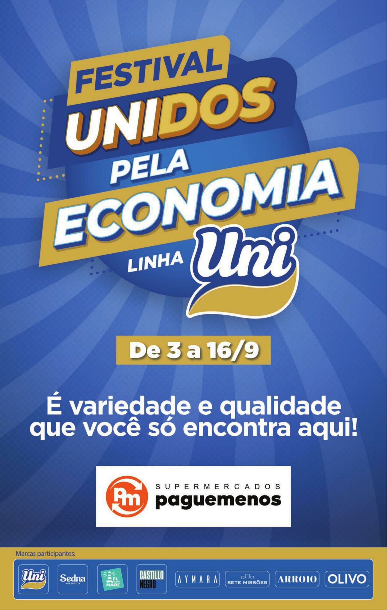 Folheto Super Pague Menos 03.09.2025 - 17.09.2025