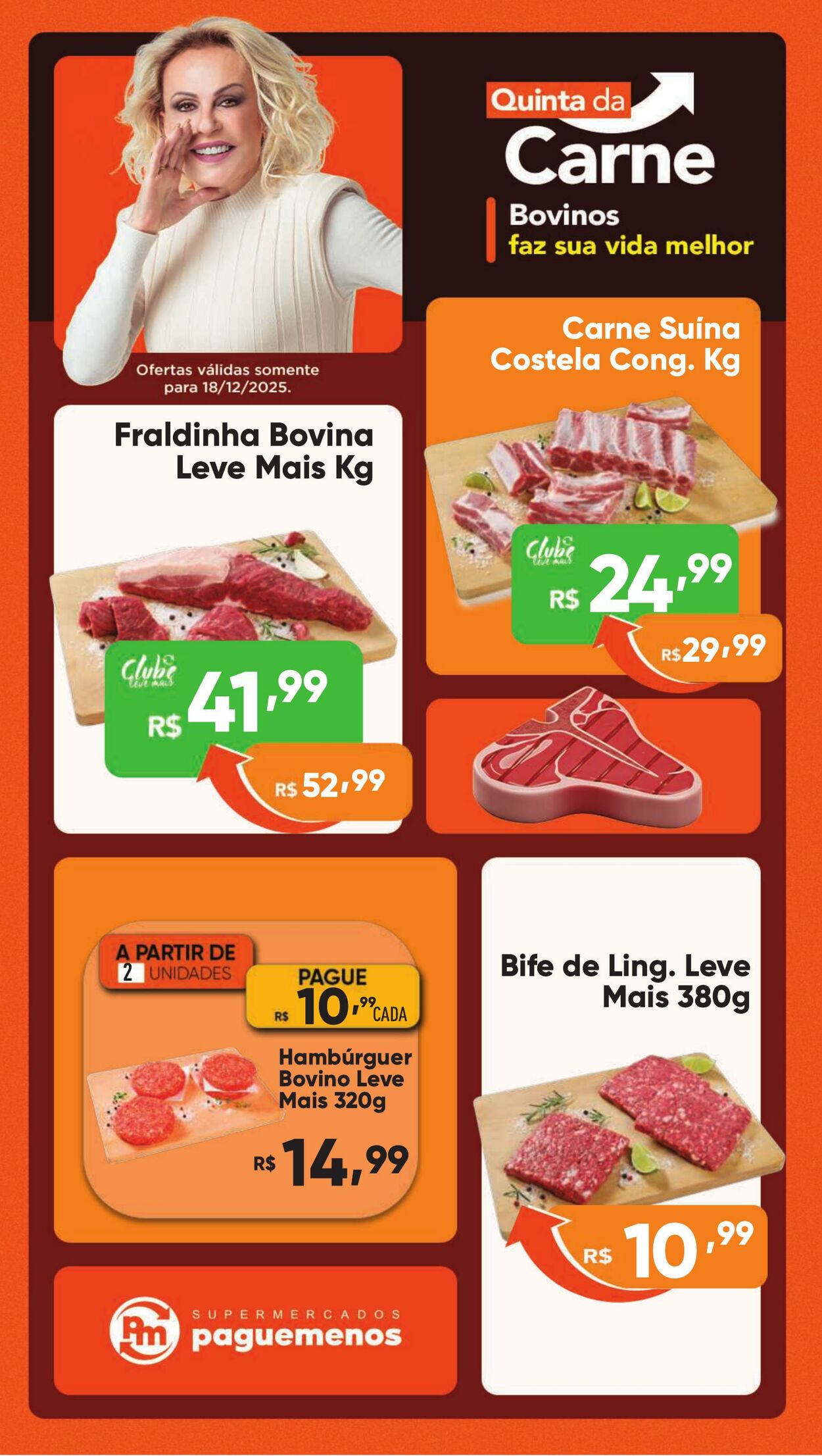 Folheto Super Pague Menos 18.12.2025 - 01.01.2026