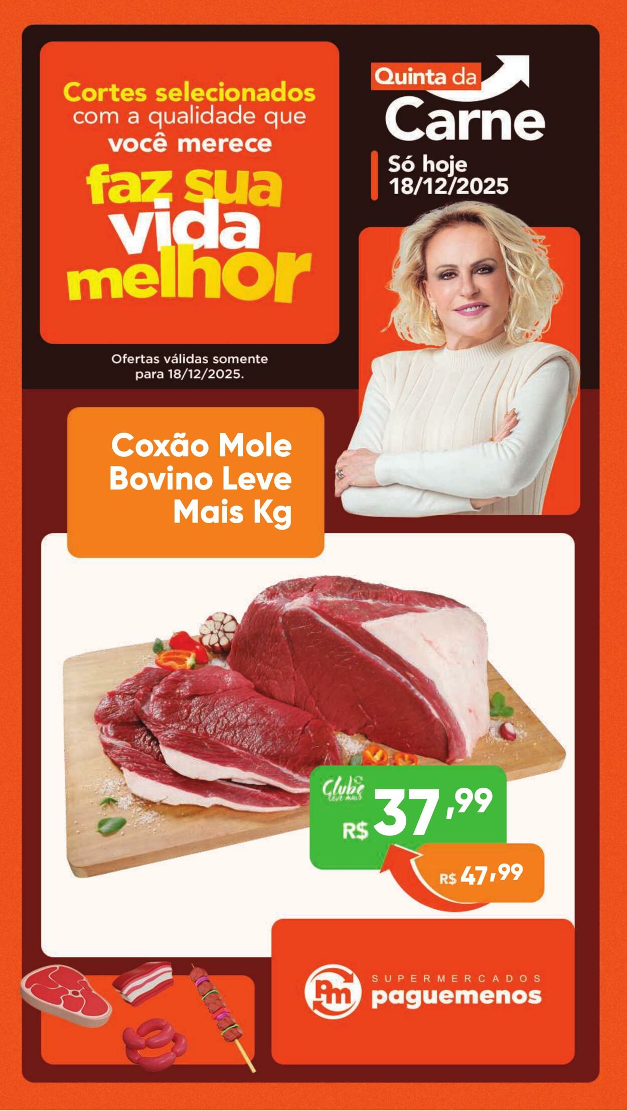 Folheto Super Pague Menos 18.12.2025 - 01.01.2026