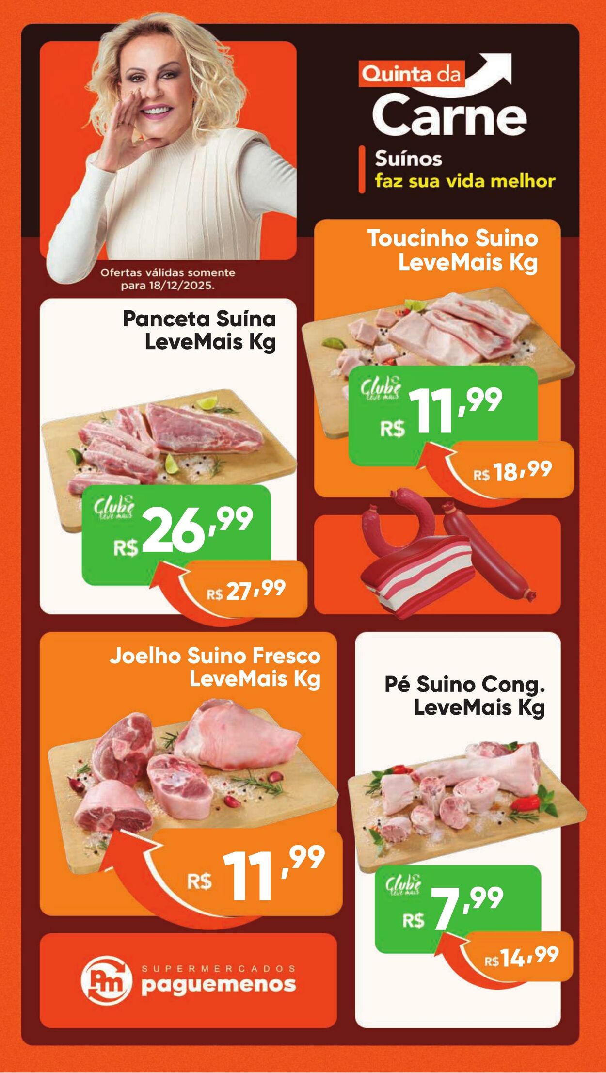 Folheto Super Pague Menos 18.12.2025 - 01.01.2026