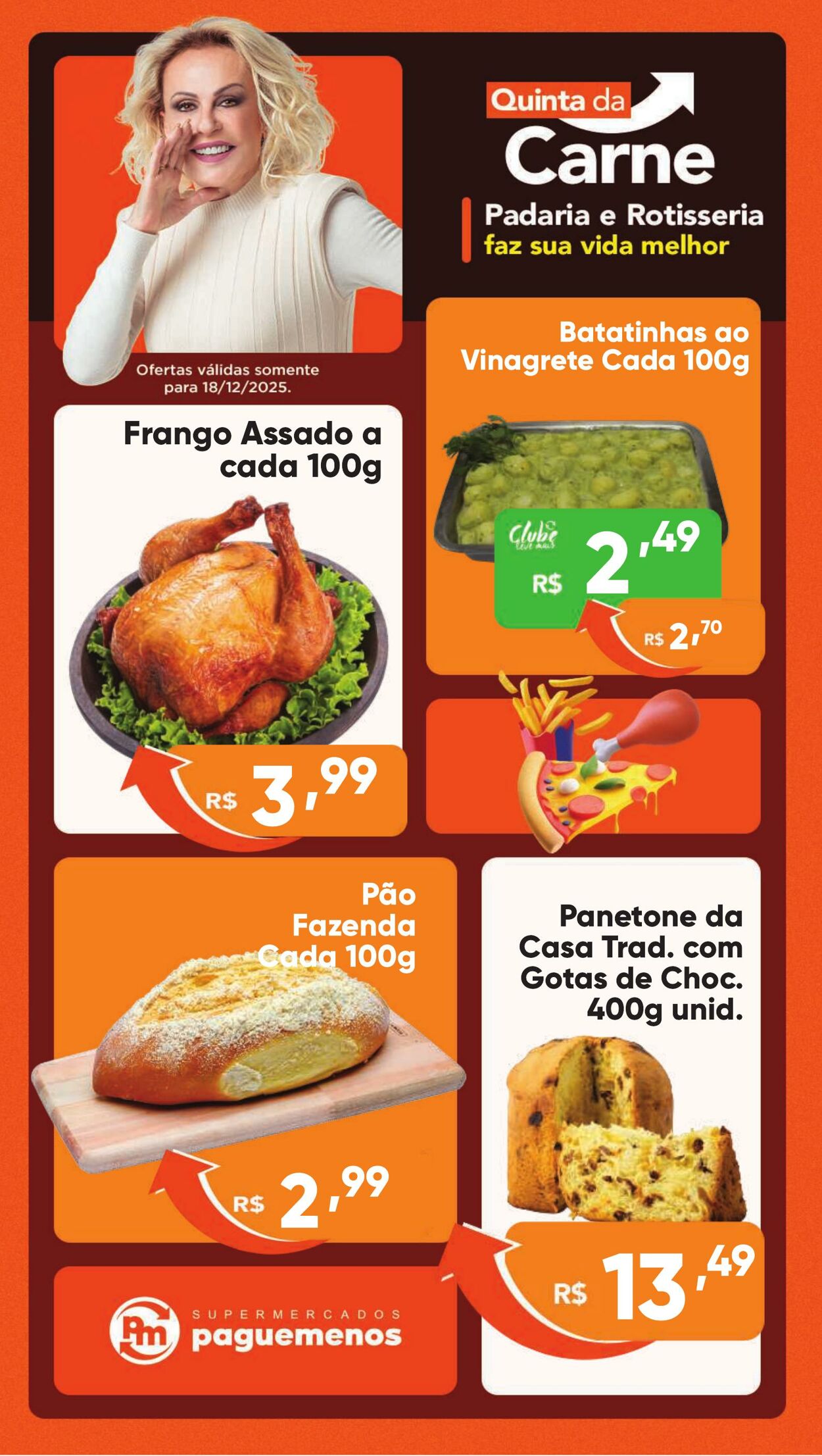 Folheto Super Pague Menos 18.12.2025 - 01.01.2026