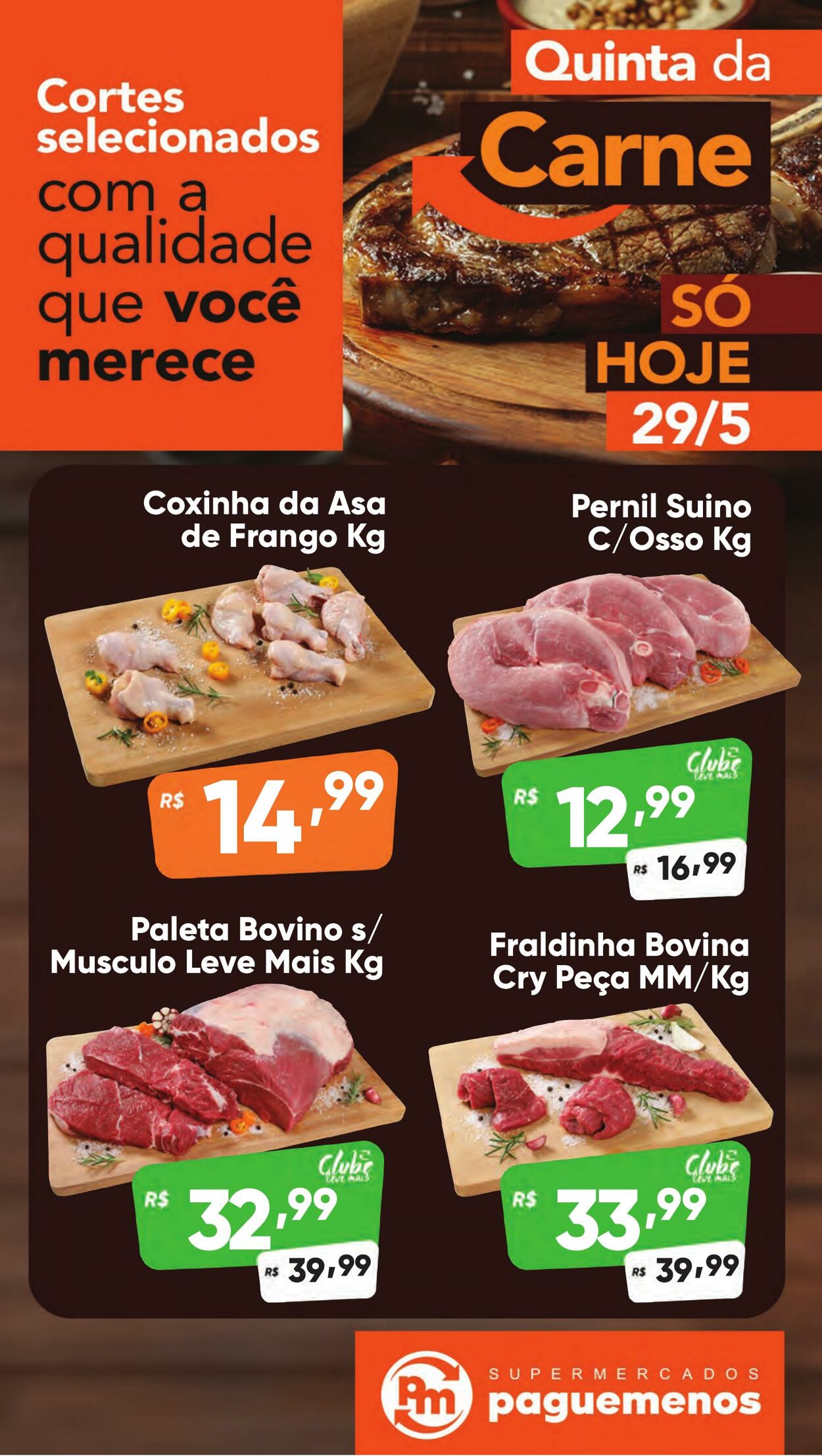 Folheto Super Pague Menos 29.05.2025 - 05.06.2025