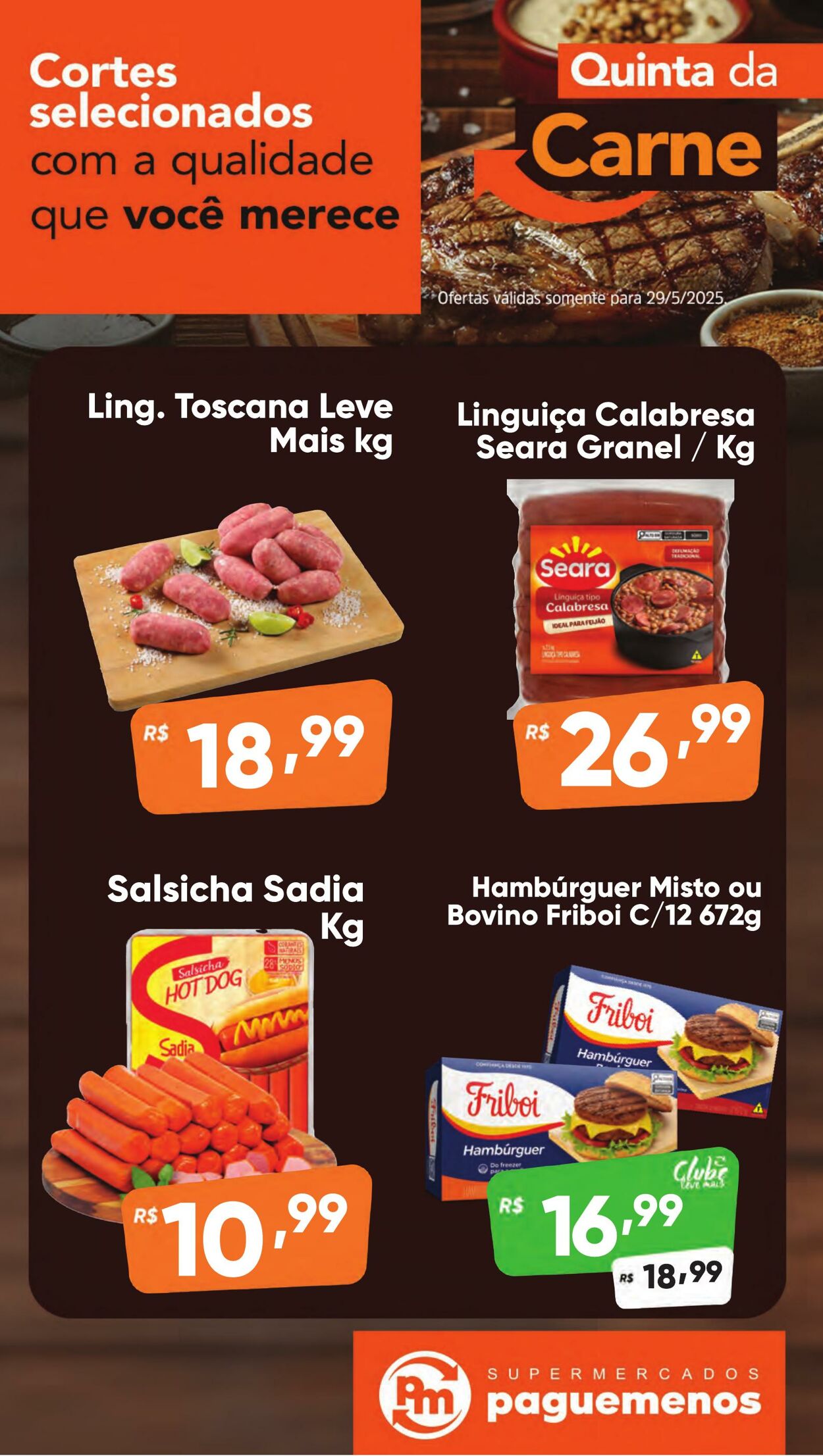 Folheto Super Pague Menos 29.05.2025 - 05.06.2025