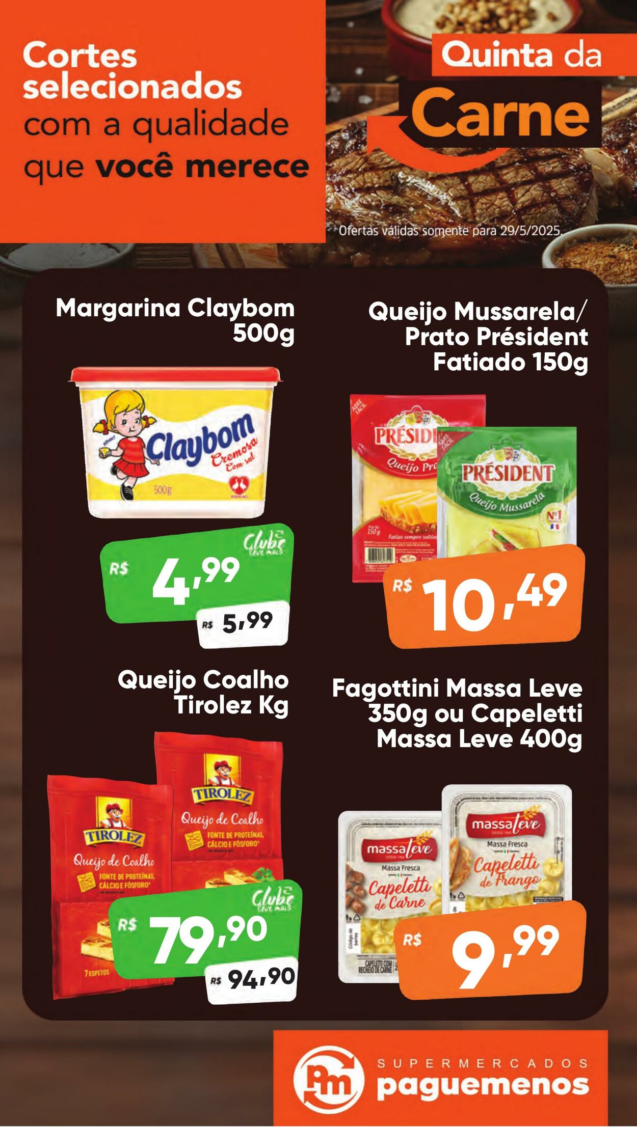 Folheto Super Pague Menos 29.05.2025 - 05.06.2025