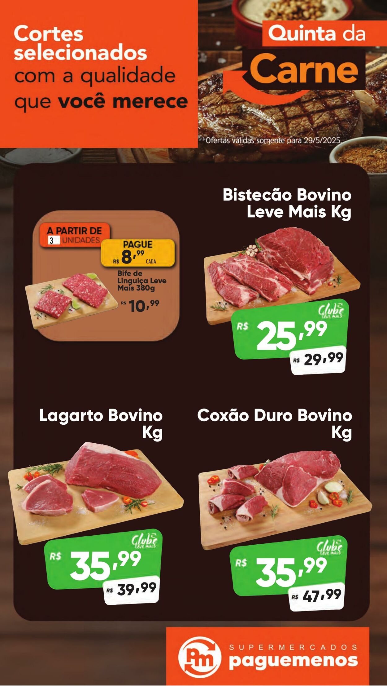 Folheto Super Pague Menos 29.05.2025 - 05.06.2025