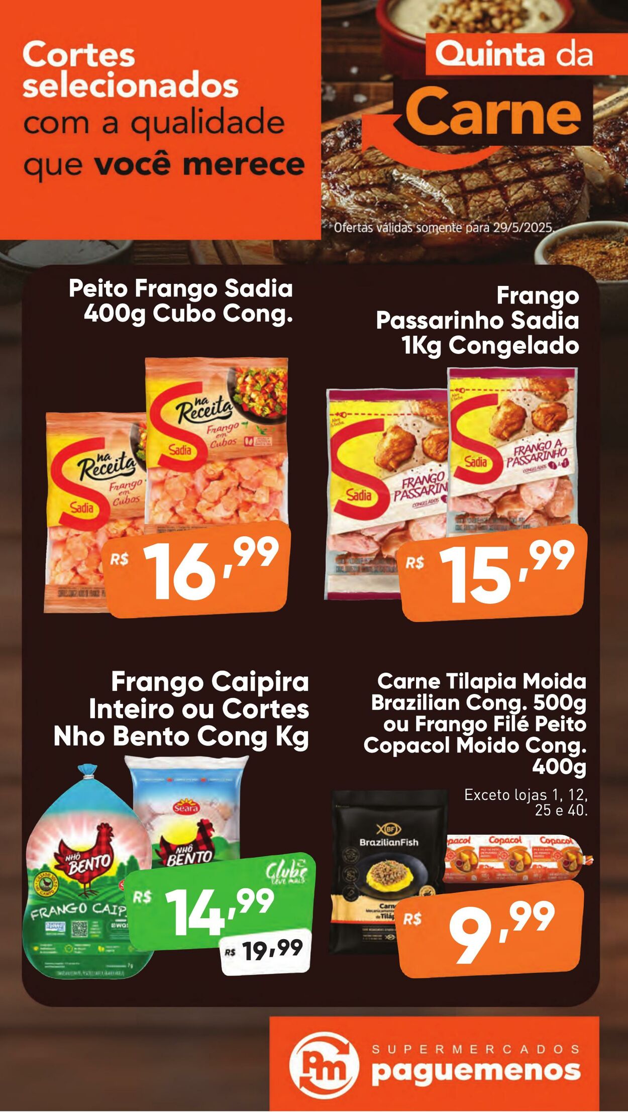 Folheto Super Pague Menos 29.05.2025 - 05.06.2025