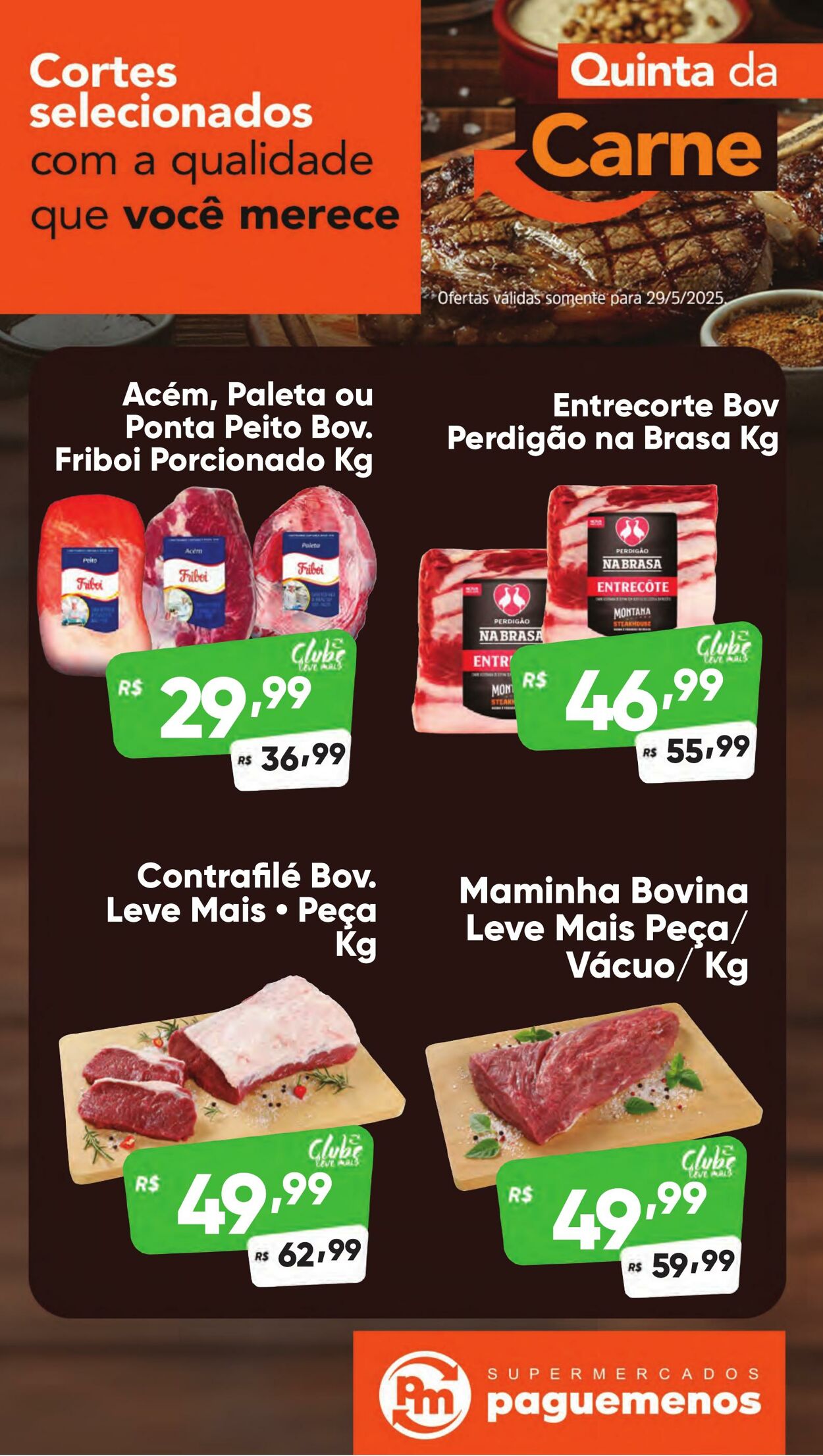 Folheto Super Pague Menos 29.05.2025 - 05.06.2025