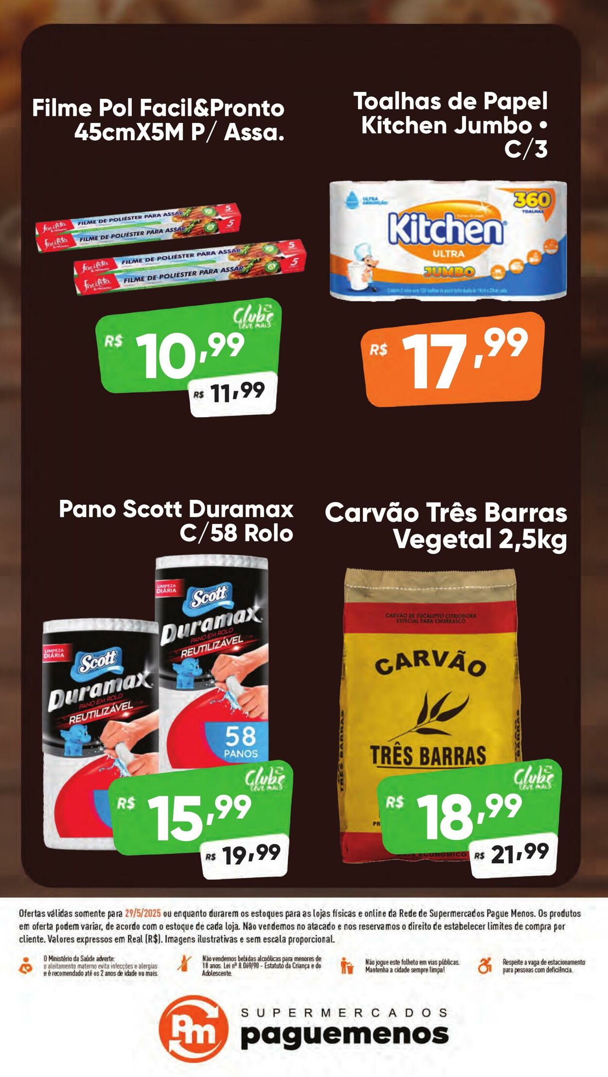 Folheto Super Pague Menos 29.05.2025 - 05.06.2025