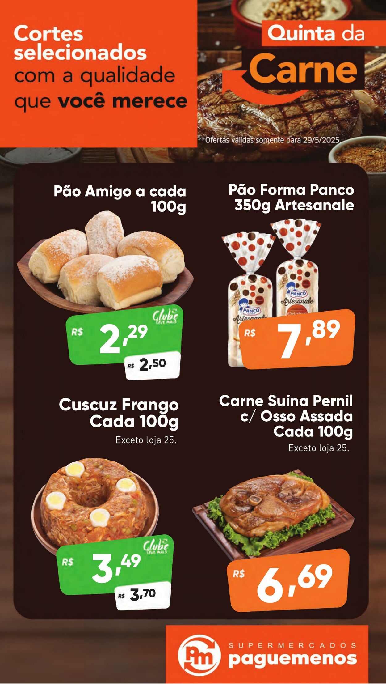 Folheto Super Pague Menos 29.05.2025 - 05.06.2025
