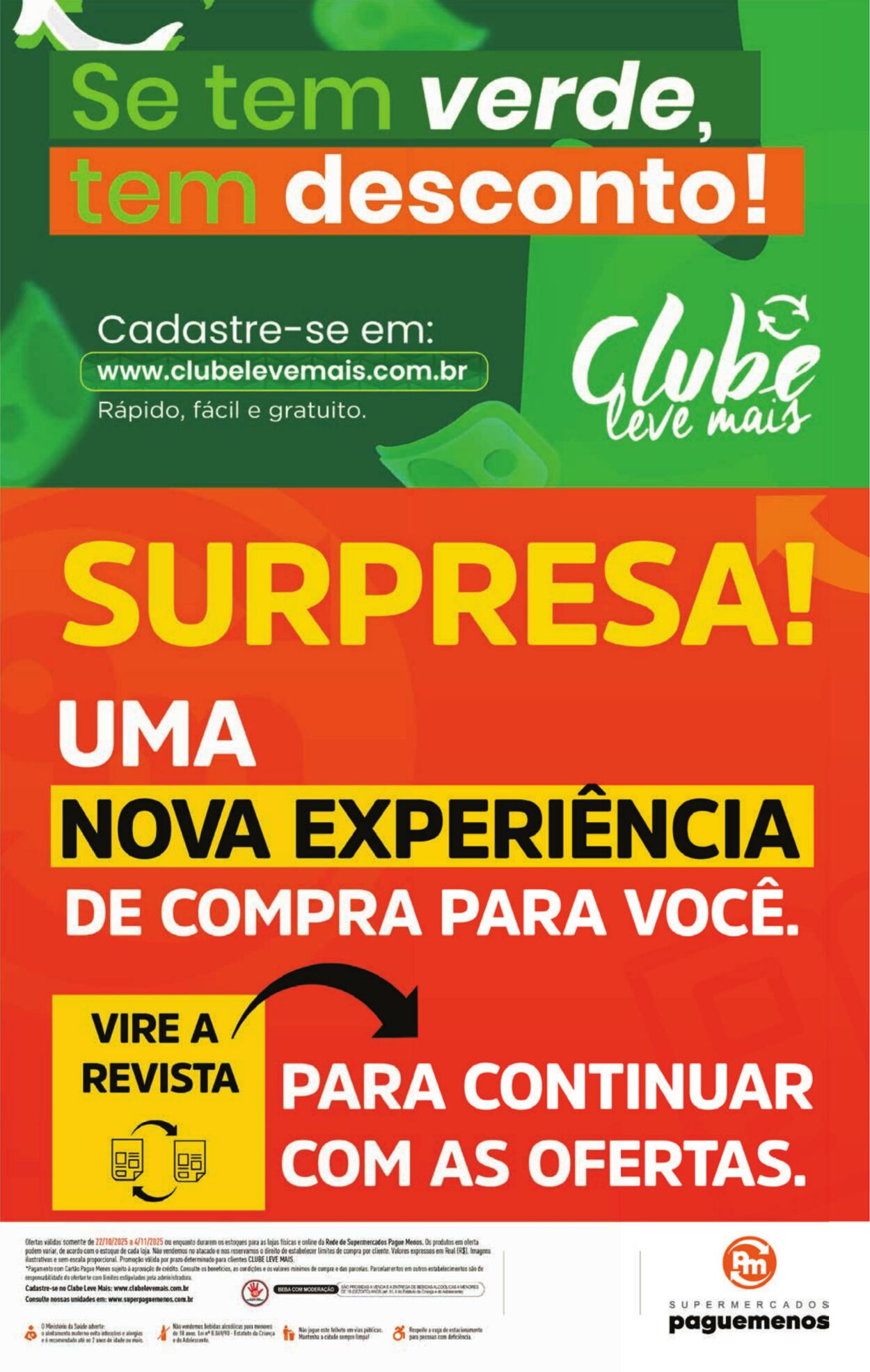 Folheto Super Pague Menos 27.10.2025 - 04.11.2025