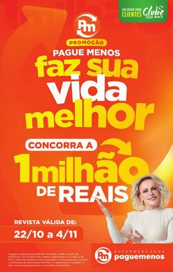 Folheto Super Pague Menos 27.10.2025 - 04.11.2025