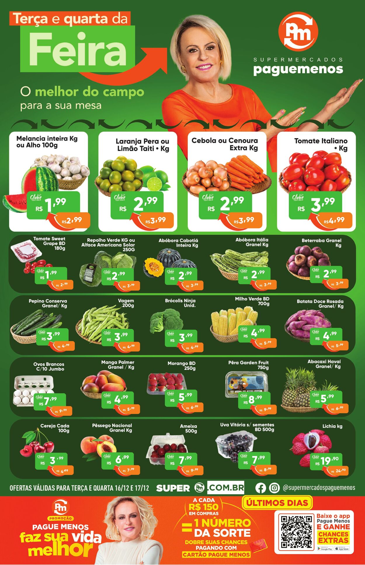 Folheto Super Pague Menos 16.12.2025 - 30.12.2025