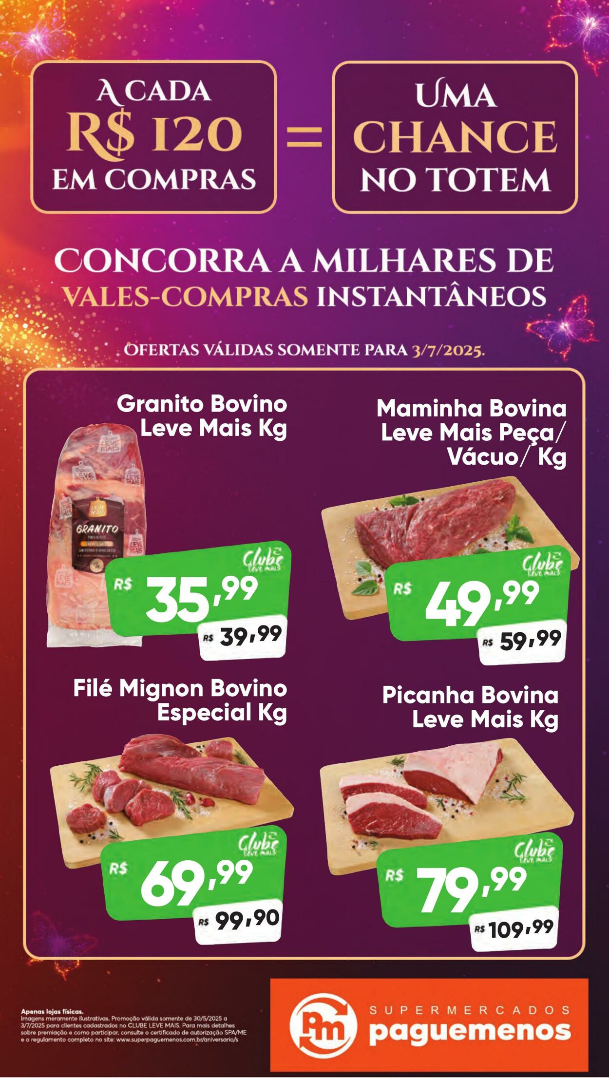Folheto Super Pague Menos 03.07.2025 - 17.07.2025