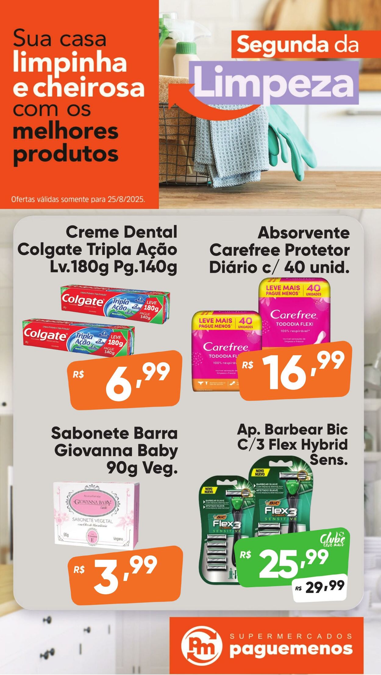 Folheto Super Pague Menos 25.08.2025 - 01.09.2025
