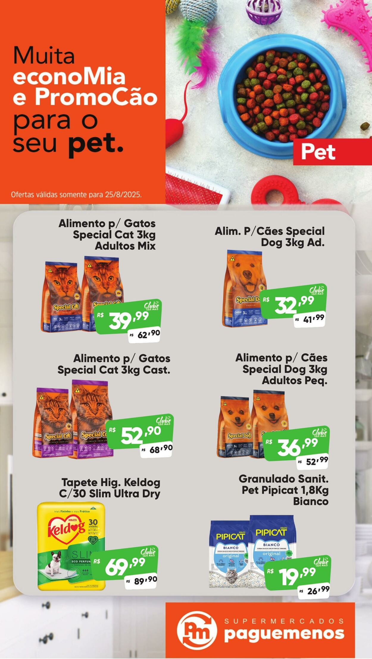 Folheto Super Pague Menos 25.08.2025 - 01.09.2025