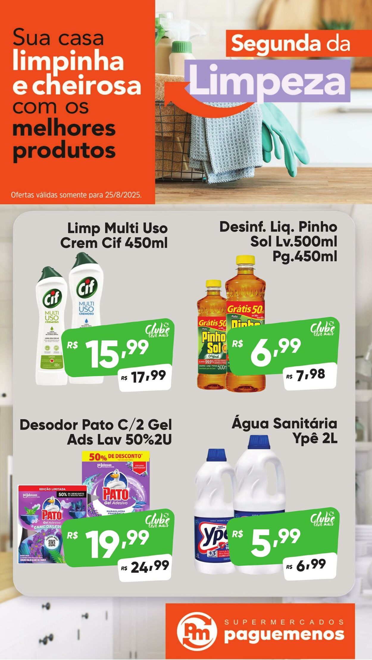 Folheto Super Pague Menos 25.08.2025 - 01.09.2025