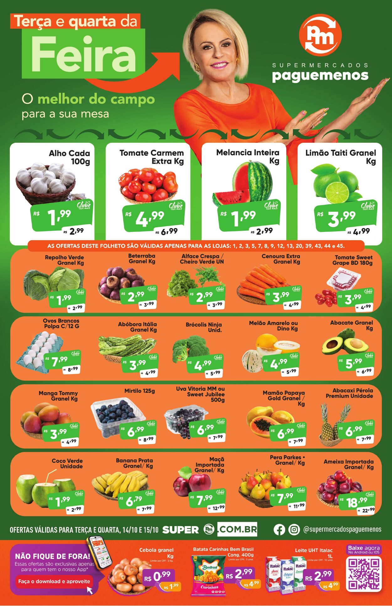 Folheto Super Pague Menos 14.10.2025 - 29.10.2025