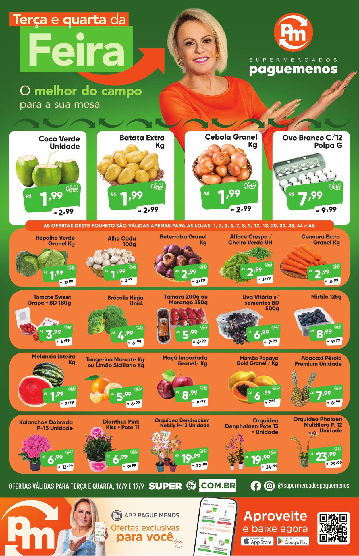 Folheto Super Pague Menos 16.09.2025 - 01.10.2025