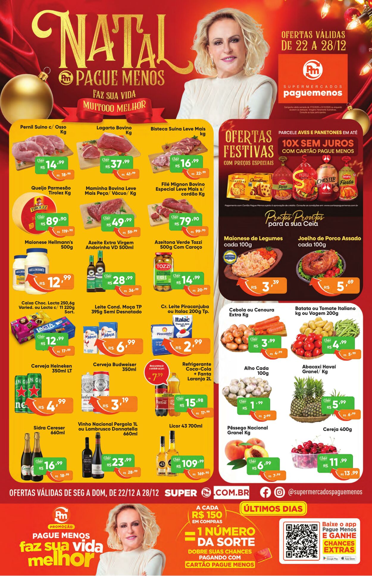 Folheto Super Pague Menos 23.12.2025 - 05.01.2026