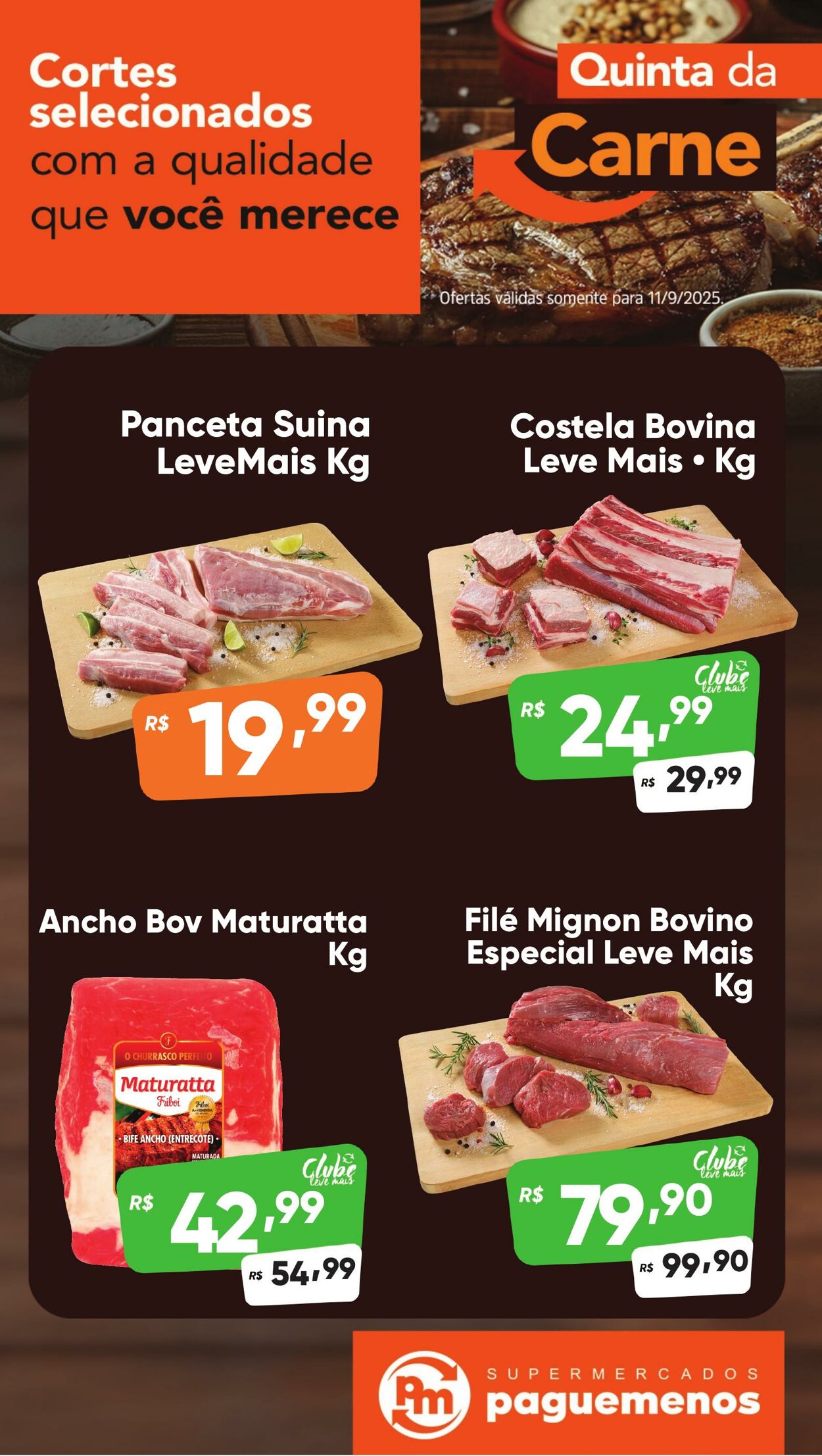 Folheto Super Pague Menos 11.09.2025 - 25.09.2025
