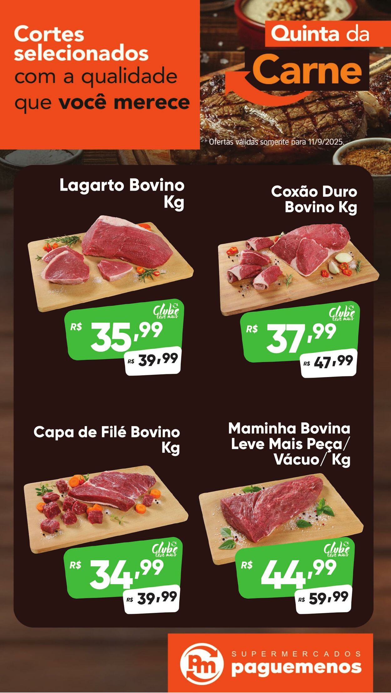 Folheto Super Pague Menos 11.09.2025 - 25.09.2025