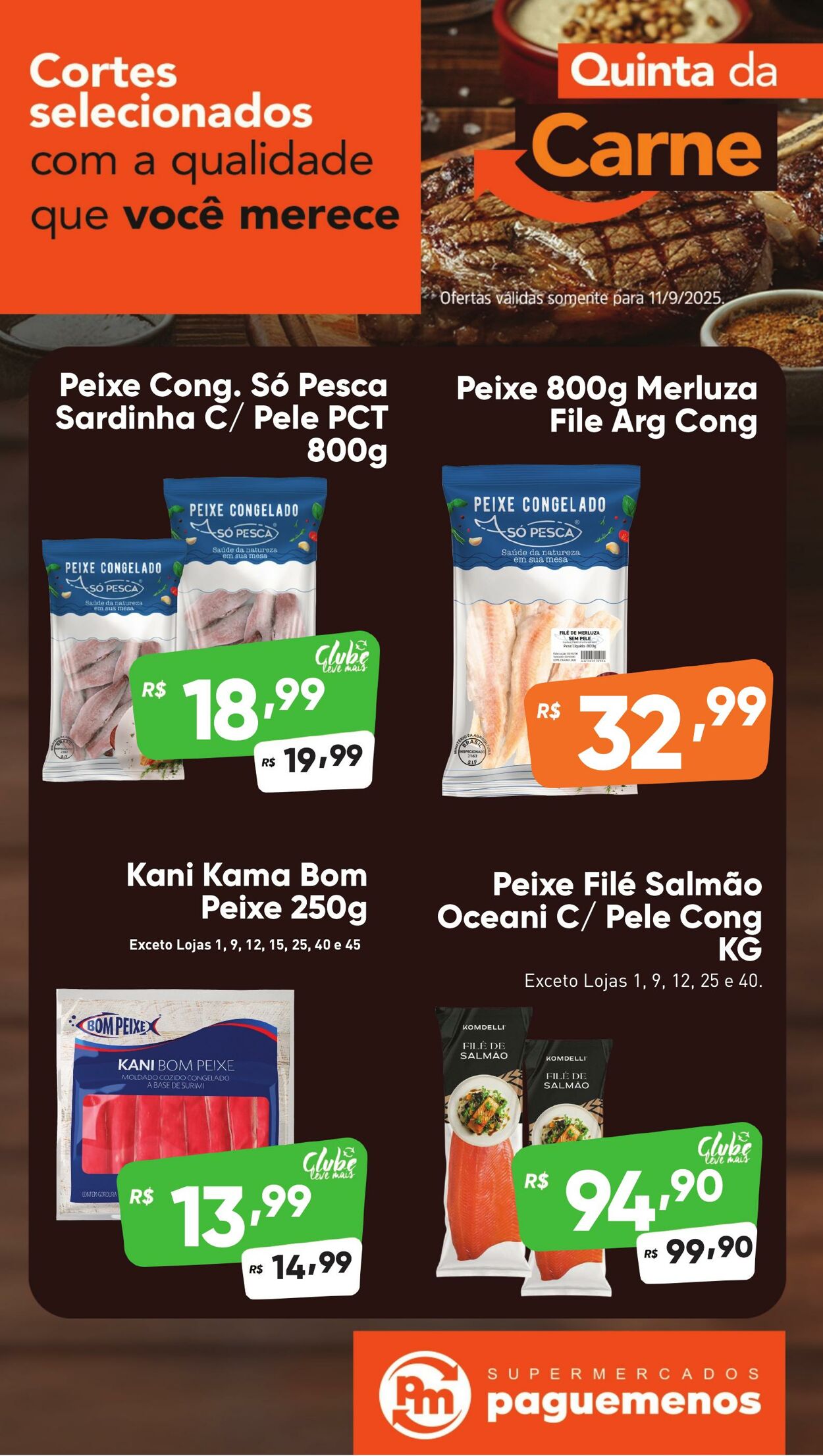 Folheto Super Pague Menos 11.09.2025 - 25.09.2025