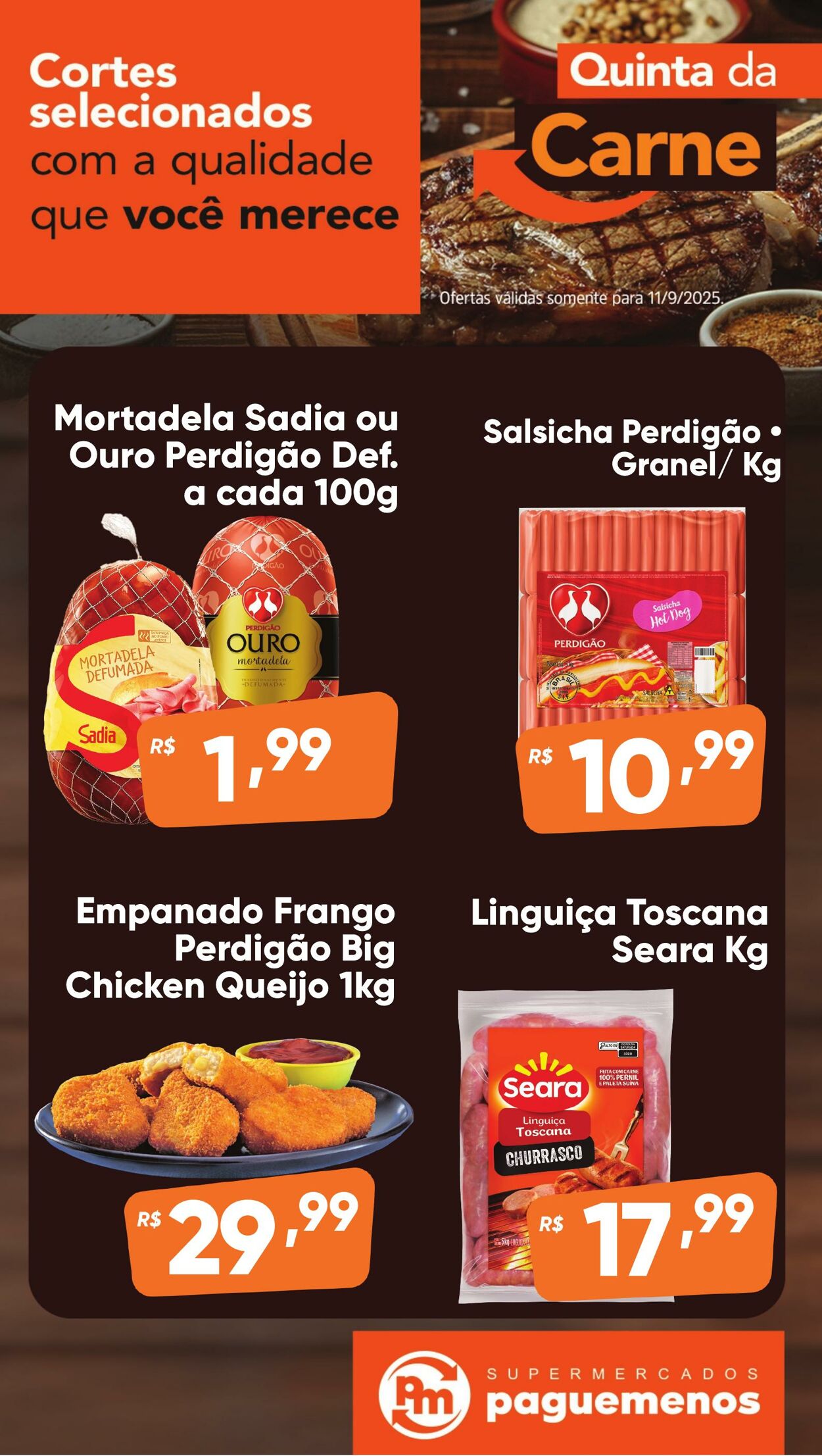 Folheto Super Pague Menos 11.09.2025 - 25.09.2025