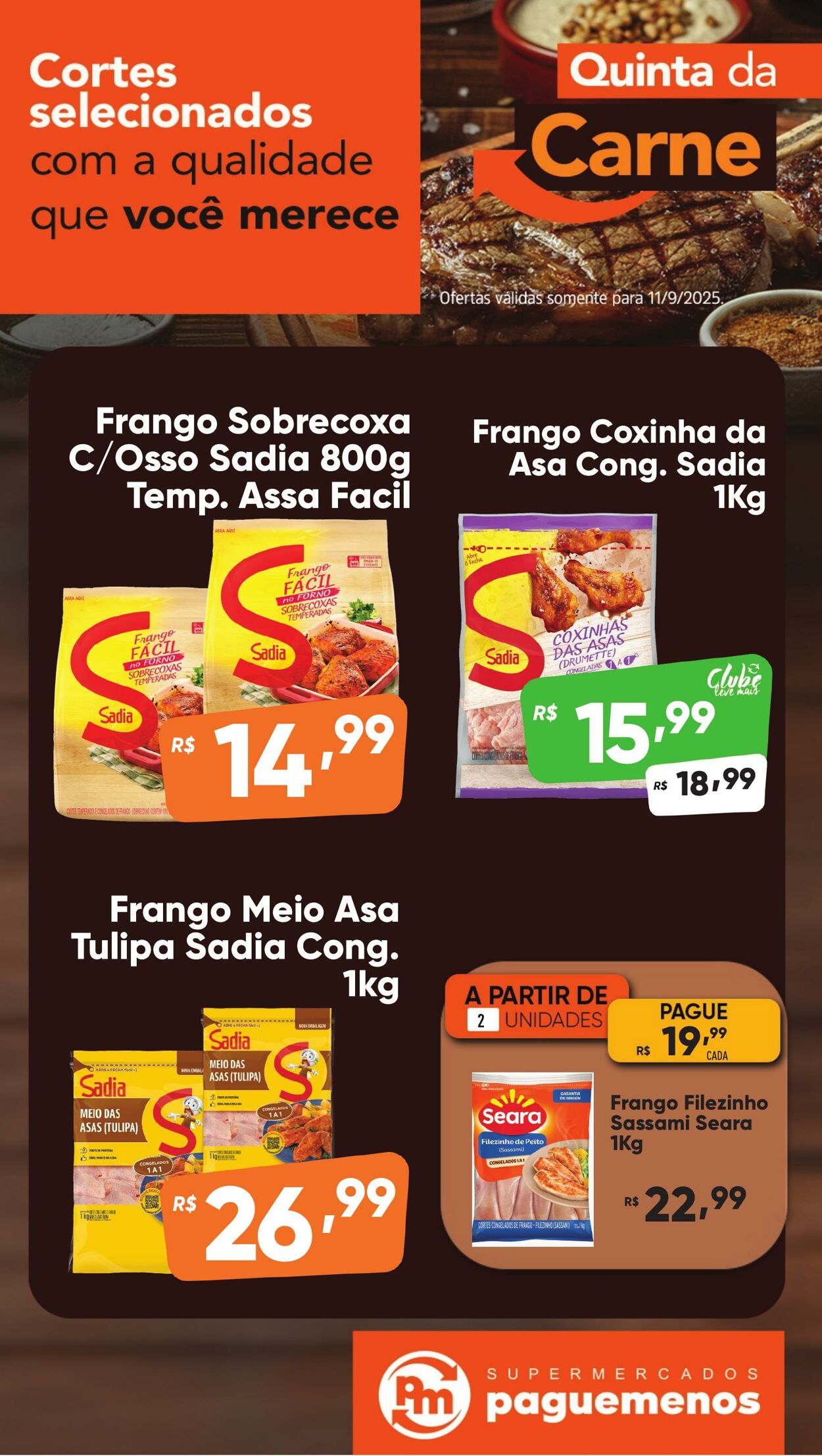 Folheto Super Pague Menos 11.09.2025 - 25.09.2025