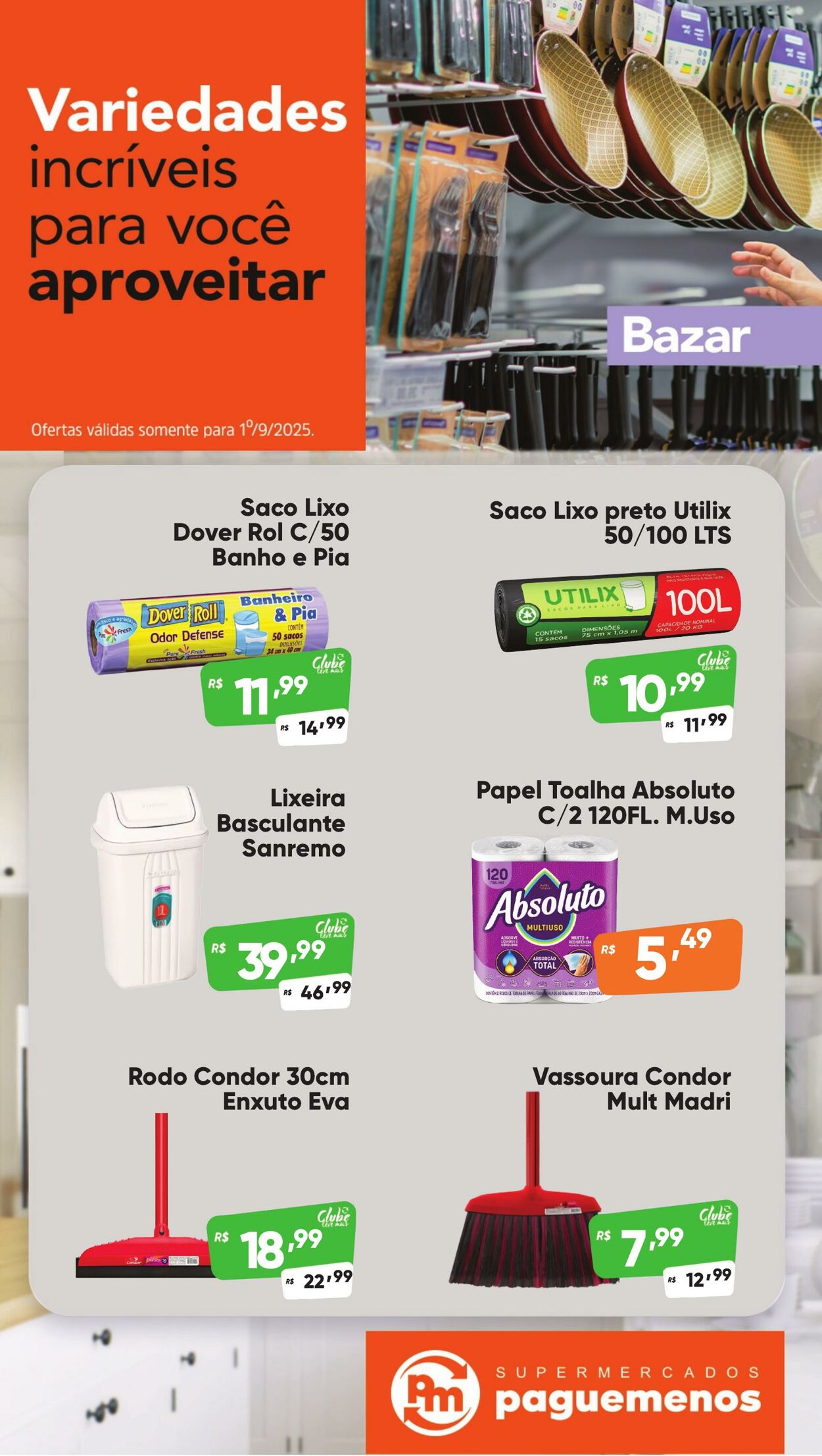 Folheto Super Pague Menos 01.09.2025 - 15.09.2025