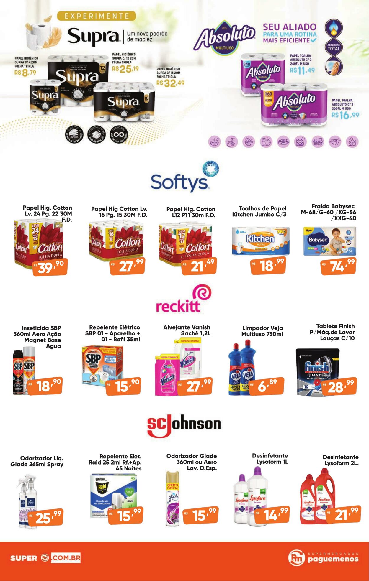 Folheto Super Pague Menos 14.08.2025 - 28.08.2025
