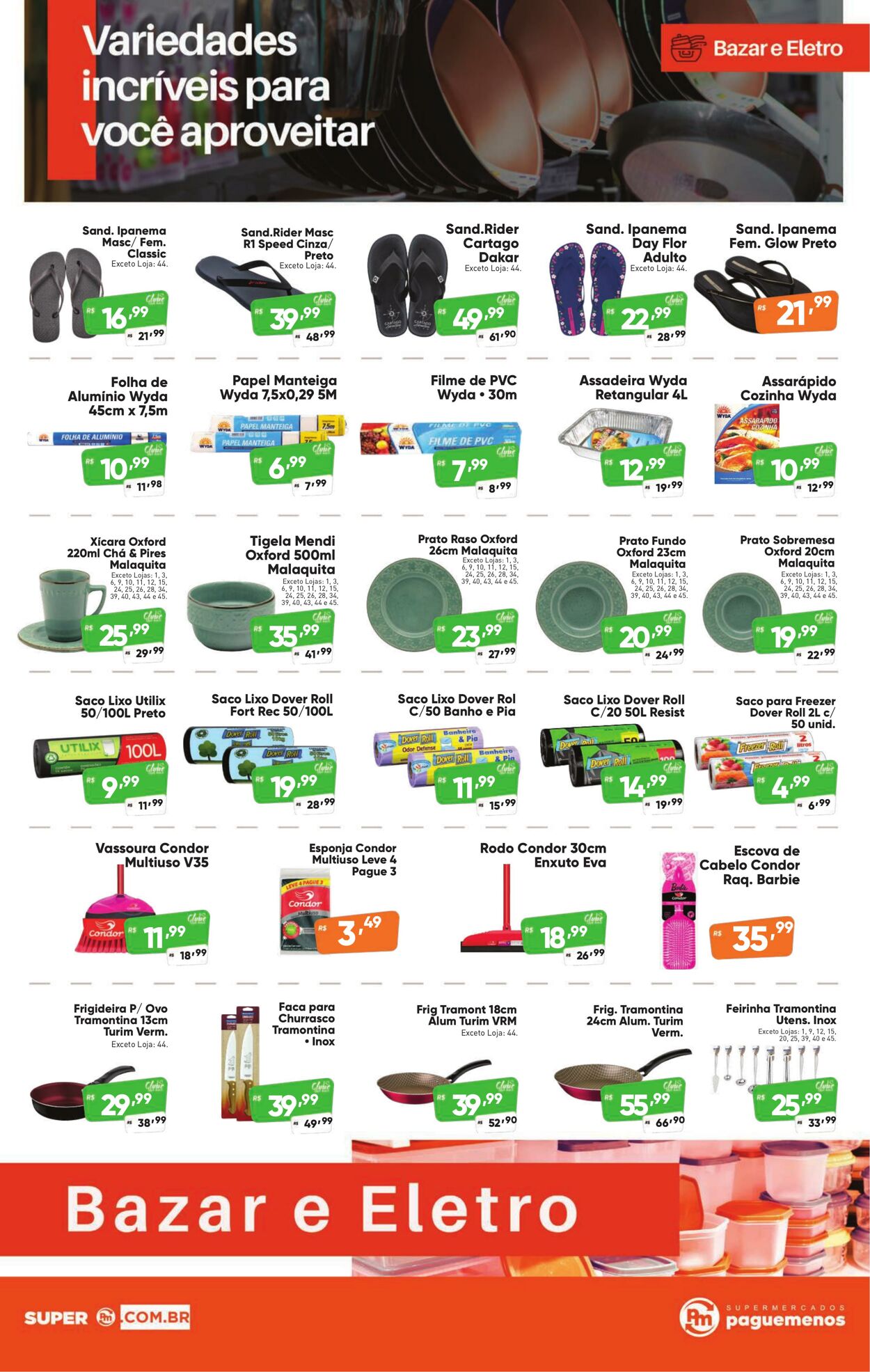 Folheto Super Pague Menos 19.09.2025 - 03.10.2025