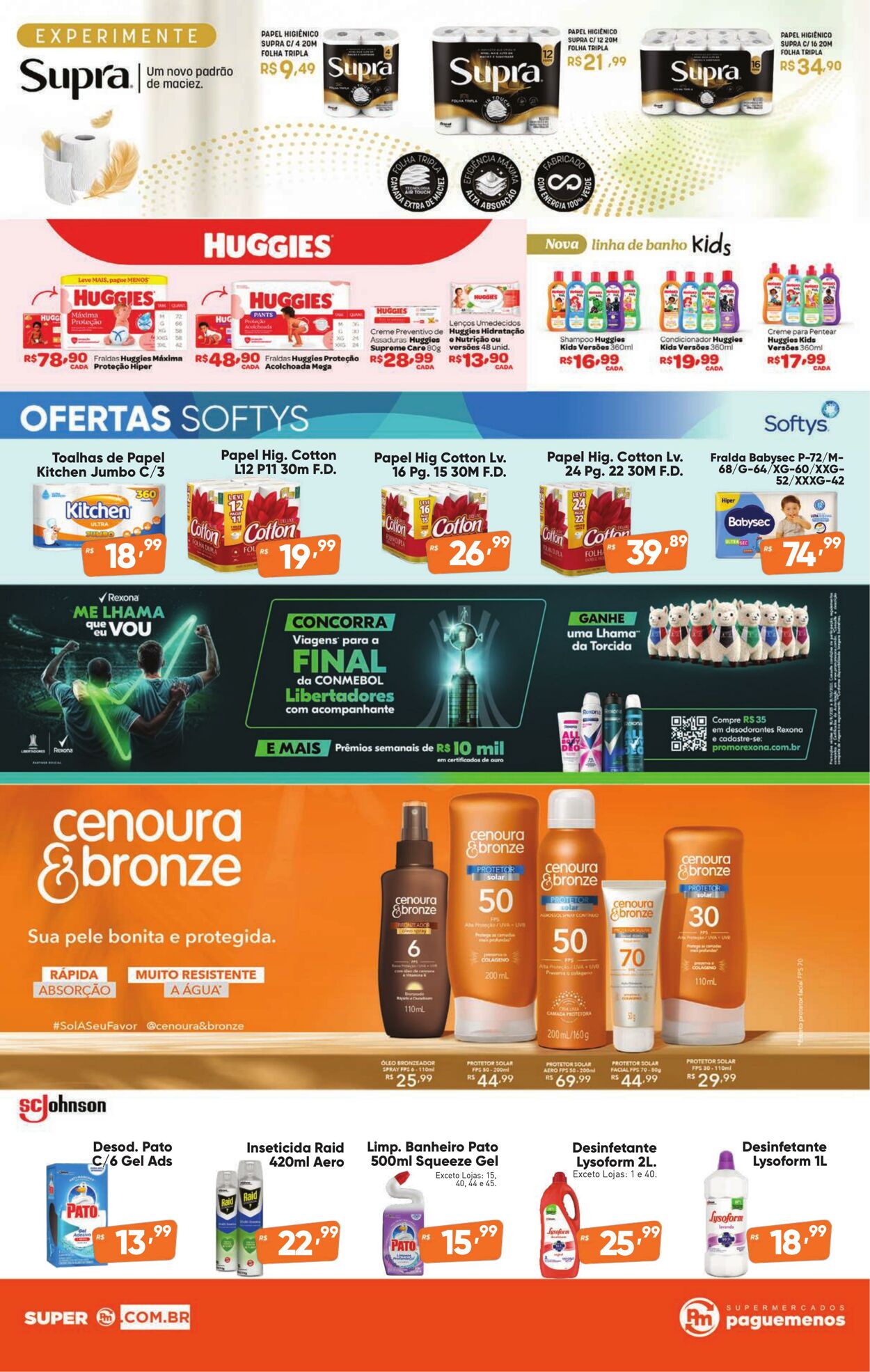 Folheto Super Pague Menos 19.09.2025 - 03.10.2025